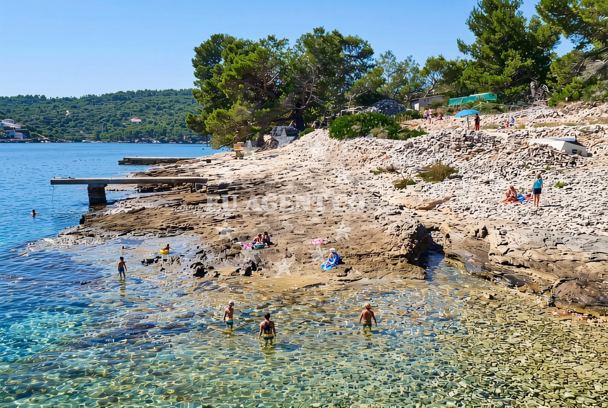 Additional view of Potkamenica istok, Nečujam (Šolta) Beach in Potkamenica istok