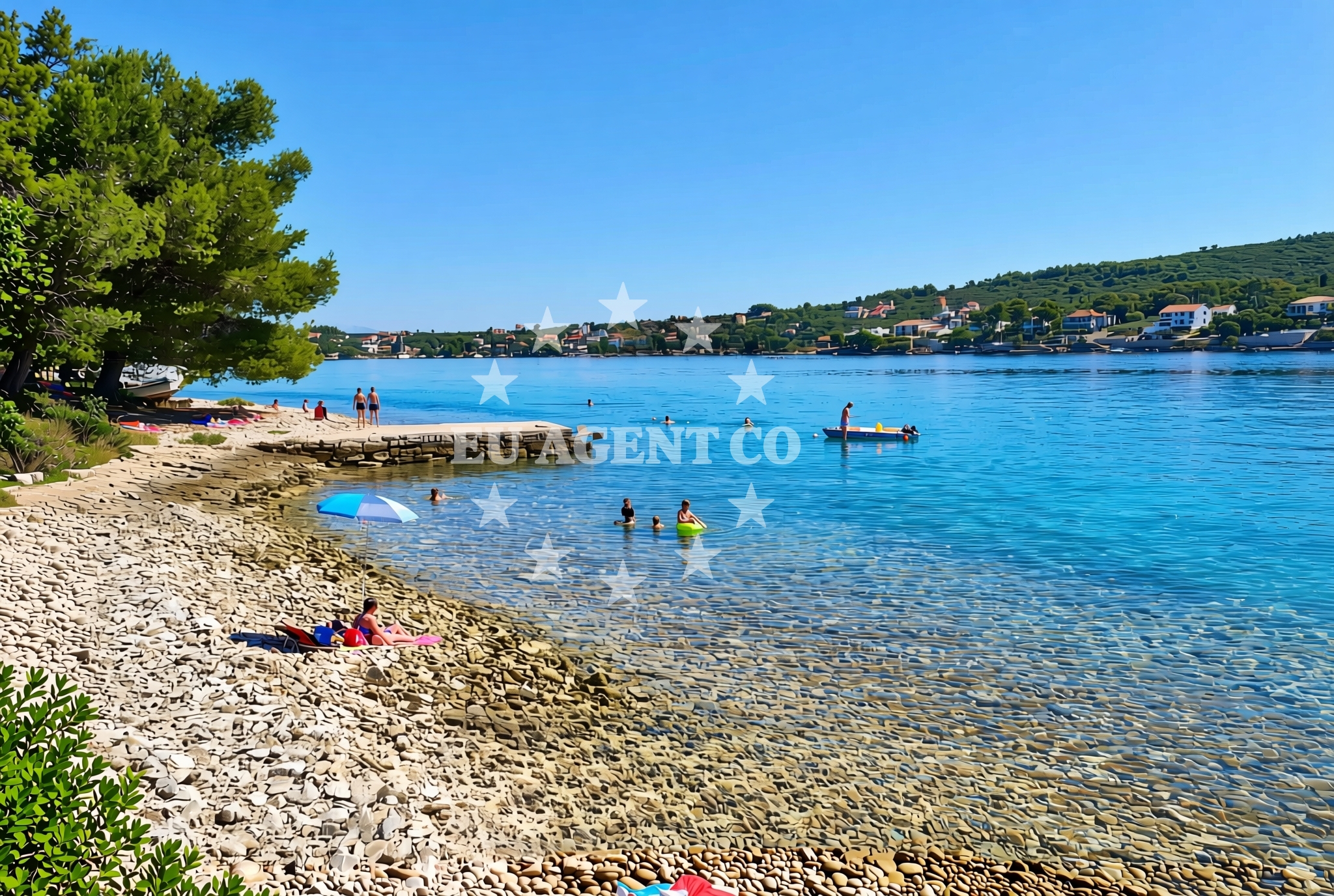 Additional view of Potkamenica sredina, Nečujam (Šolta) Beach in Potkamenica sredina
