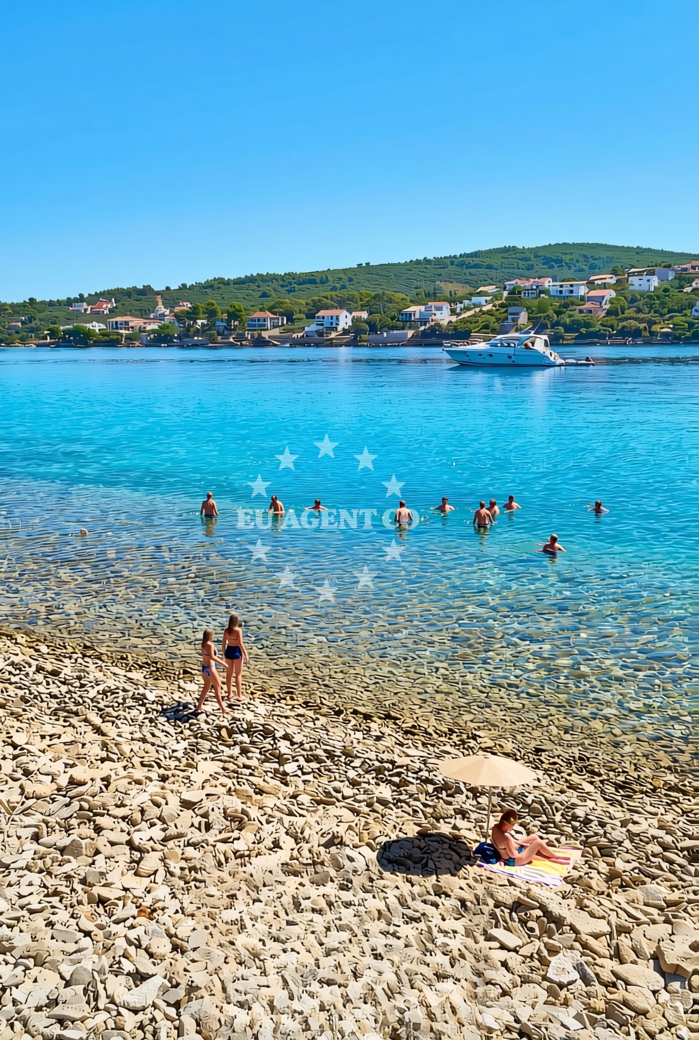 Additional view of Potkamenica sredina, Nečujam (Šolta) Beach in Potkamenica sredina