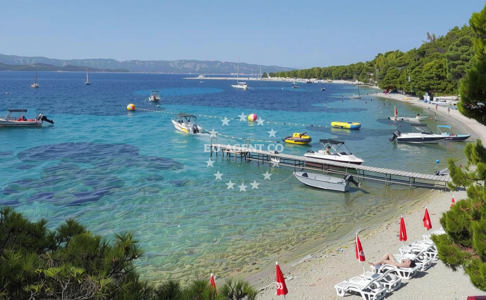 Additional view of Potocine beach in Put Zlatnog Rata 64, Bol