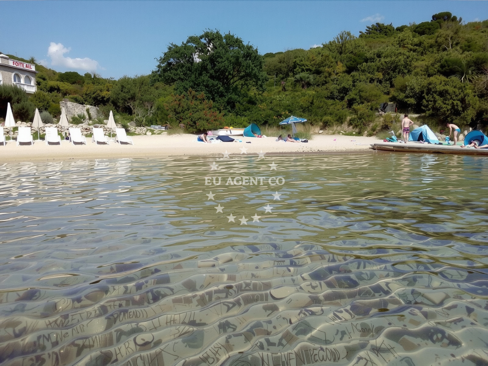 Sea and coastal view of Potocnica beach in Potocnica bb, Potocnica