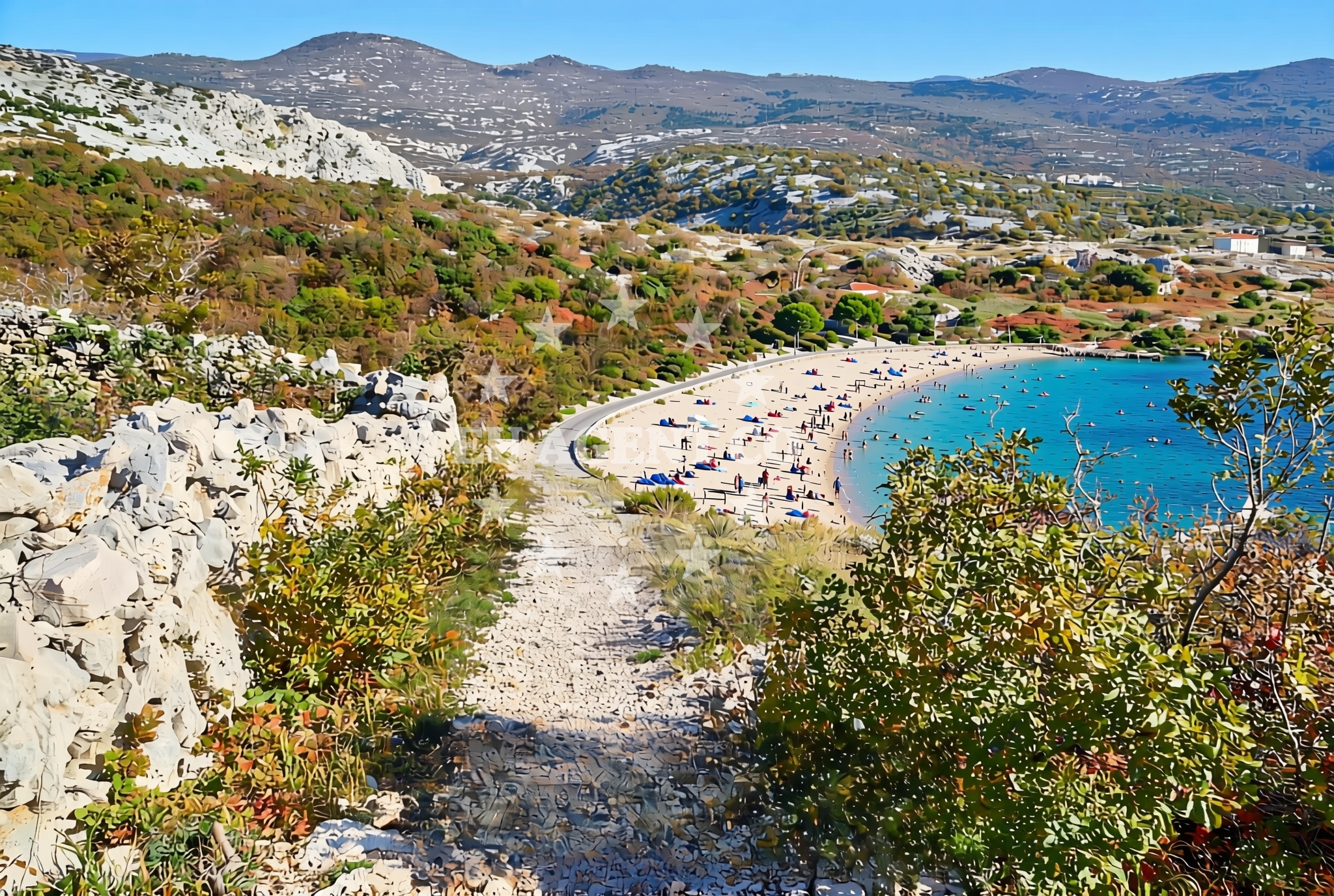 Additional view of Povile: beaches and coves (8) in Povile