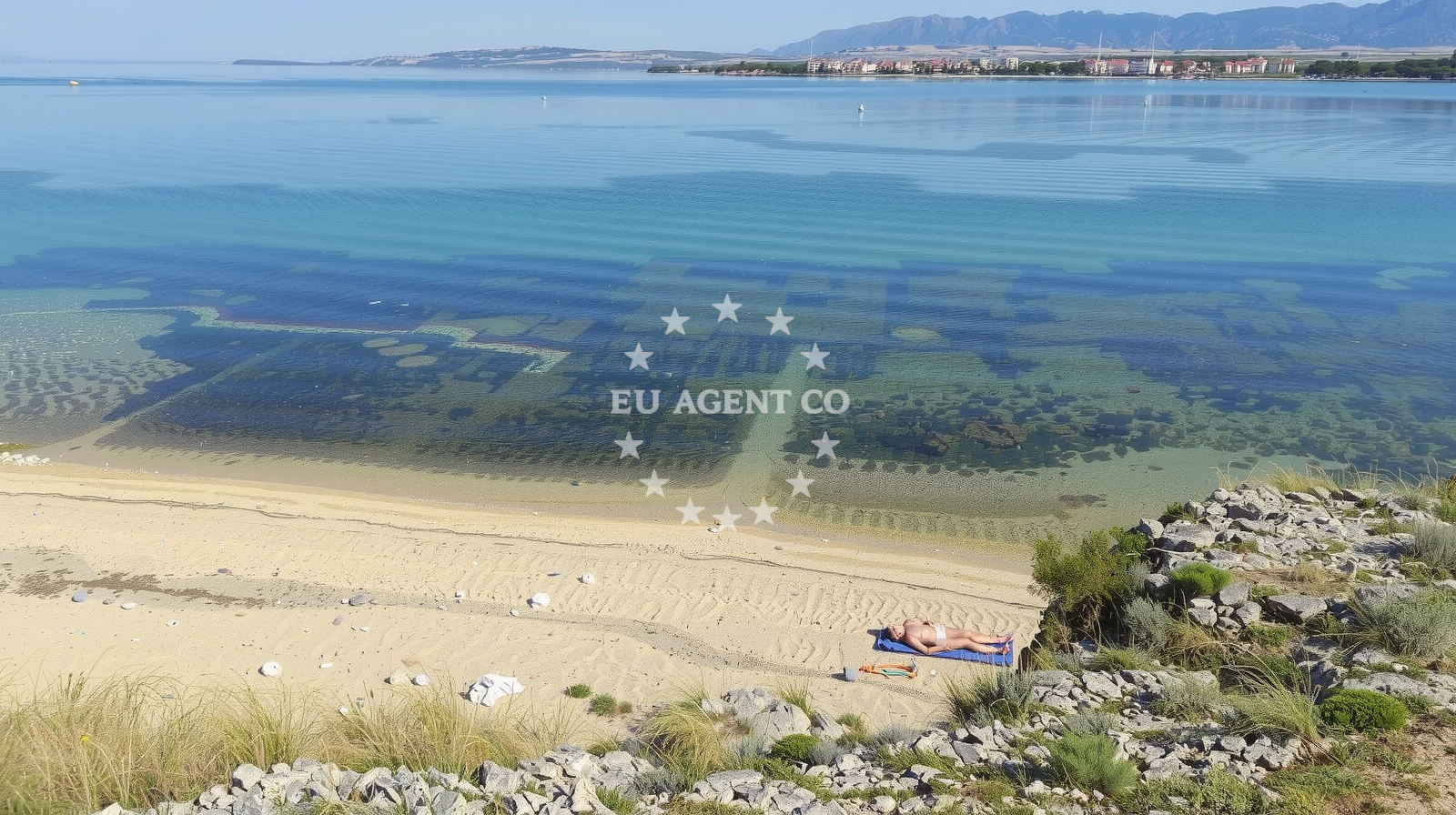 Shoreline and swimming area at Povljana Naturist Beach in Put Rastavca 10, Povljana
