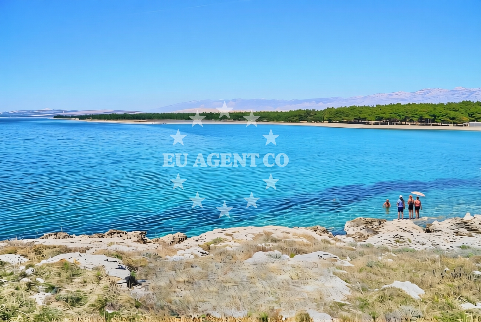 Sea and coastal view of Povljana (Pag): beaches and coves (6) in Povljana (Pag)