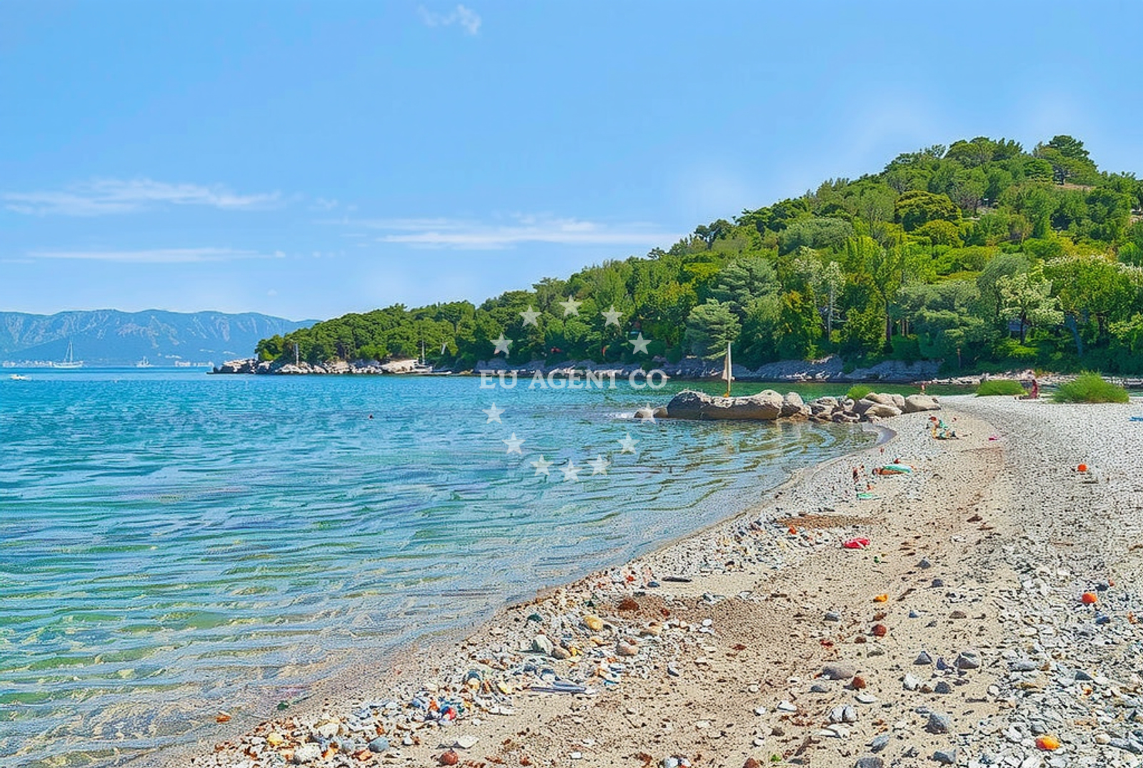 Additional view of Pozora II beach in Luka bb, Trpanj