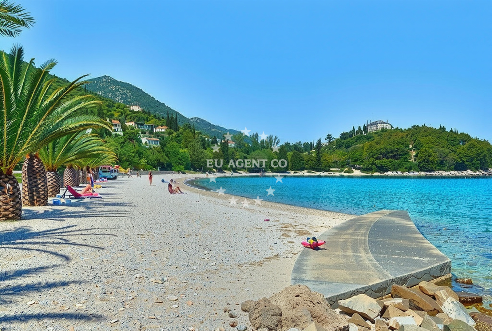 Additional view of Pozora II beach in Luka bb, Trpanj