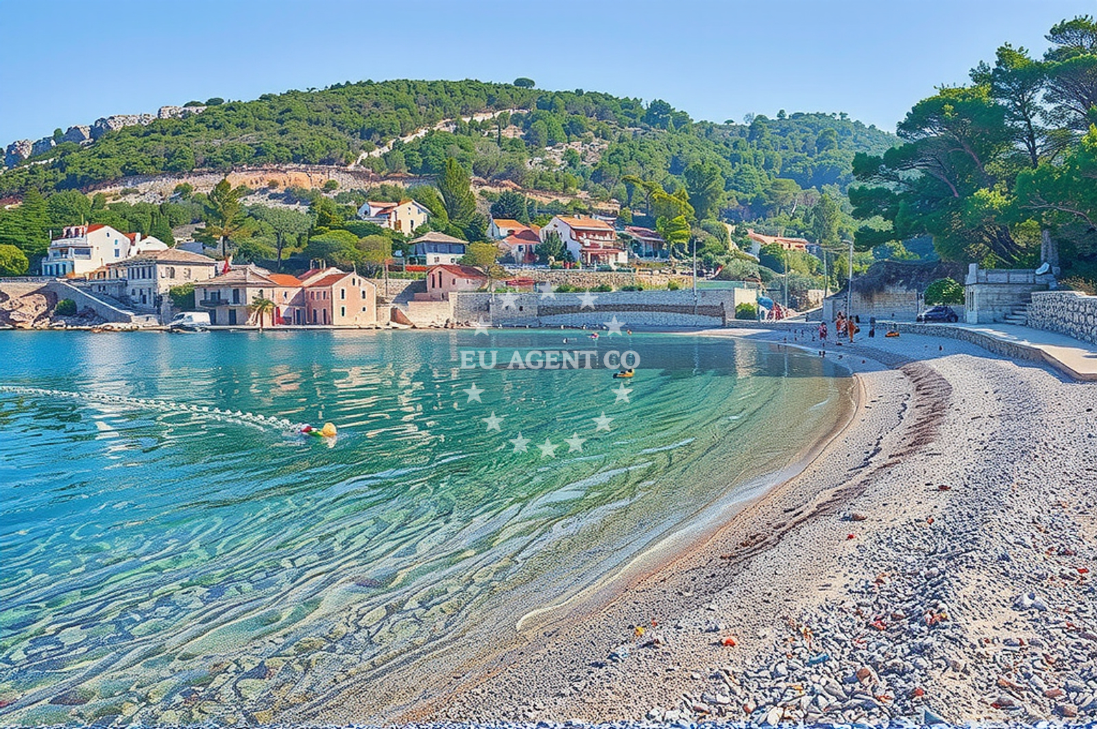 Additional view of Prapatna beach in Jelsa 876, Jelsa