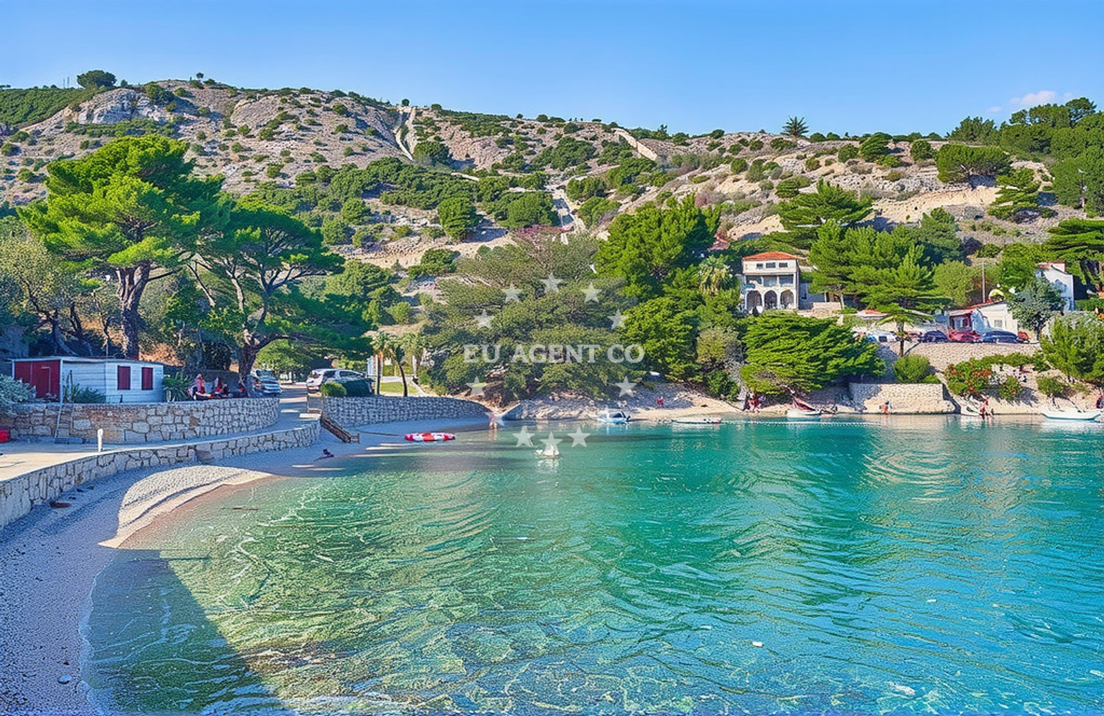 Additional view of Prapatna beach in Jelsa 876, Jelsa