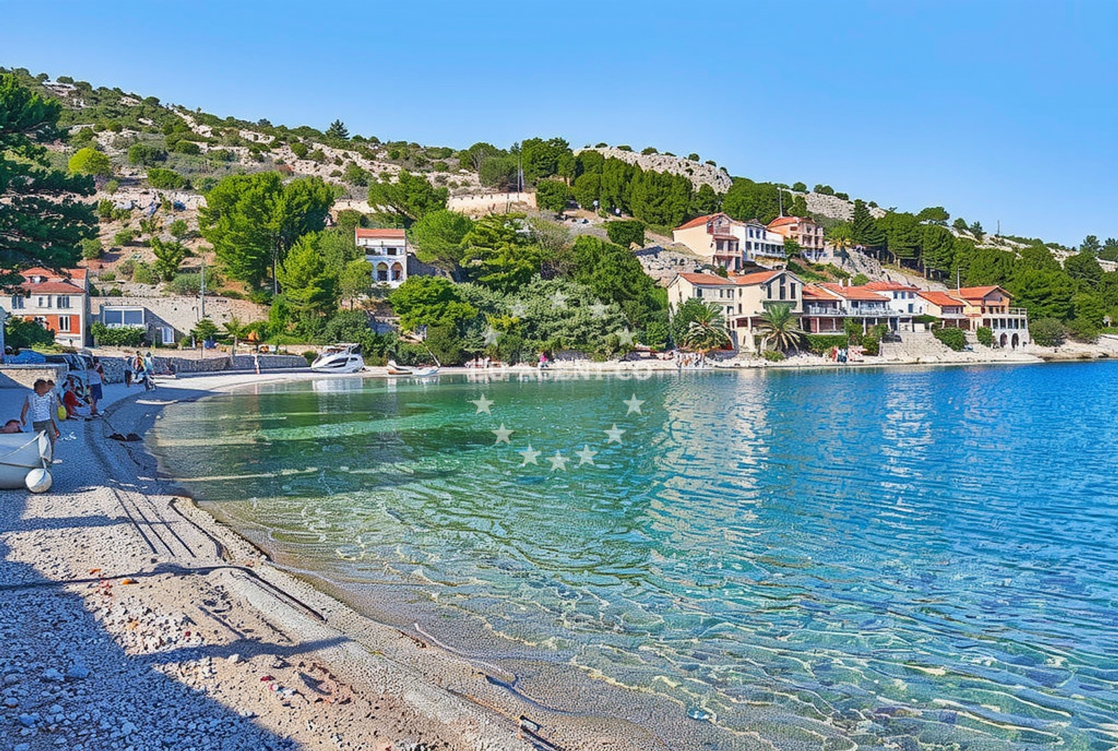 Additional view of Prapatna beach in Jelsa 876, Jelsa
