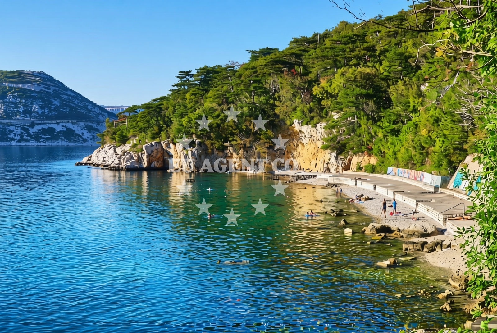 Overview of Praputnjak: beaches and coves in Praputnjak