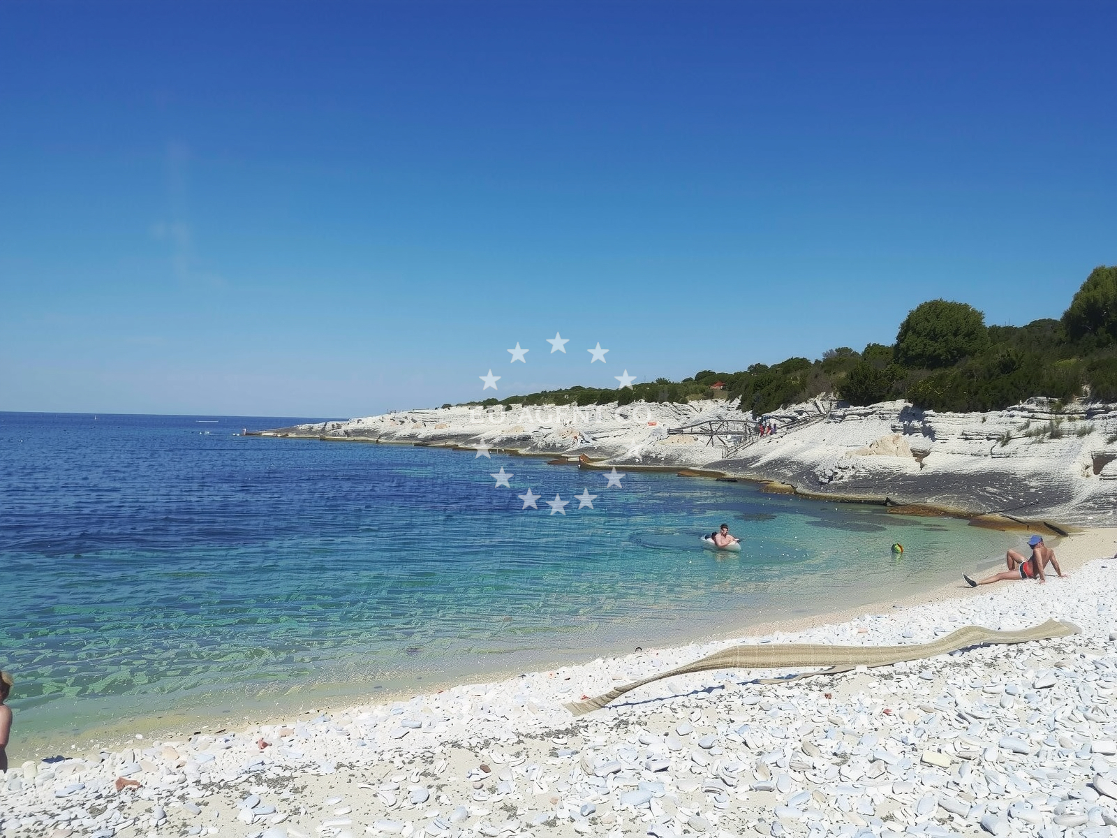 Overview of Prasna beach in 361 Veli Iž, Veli Iž