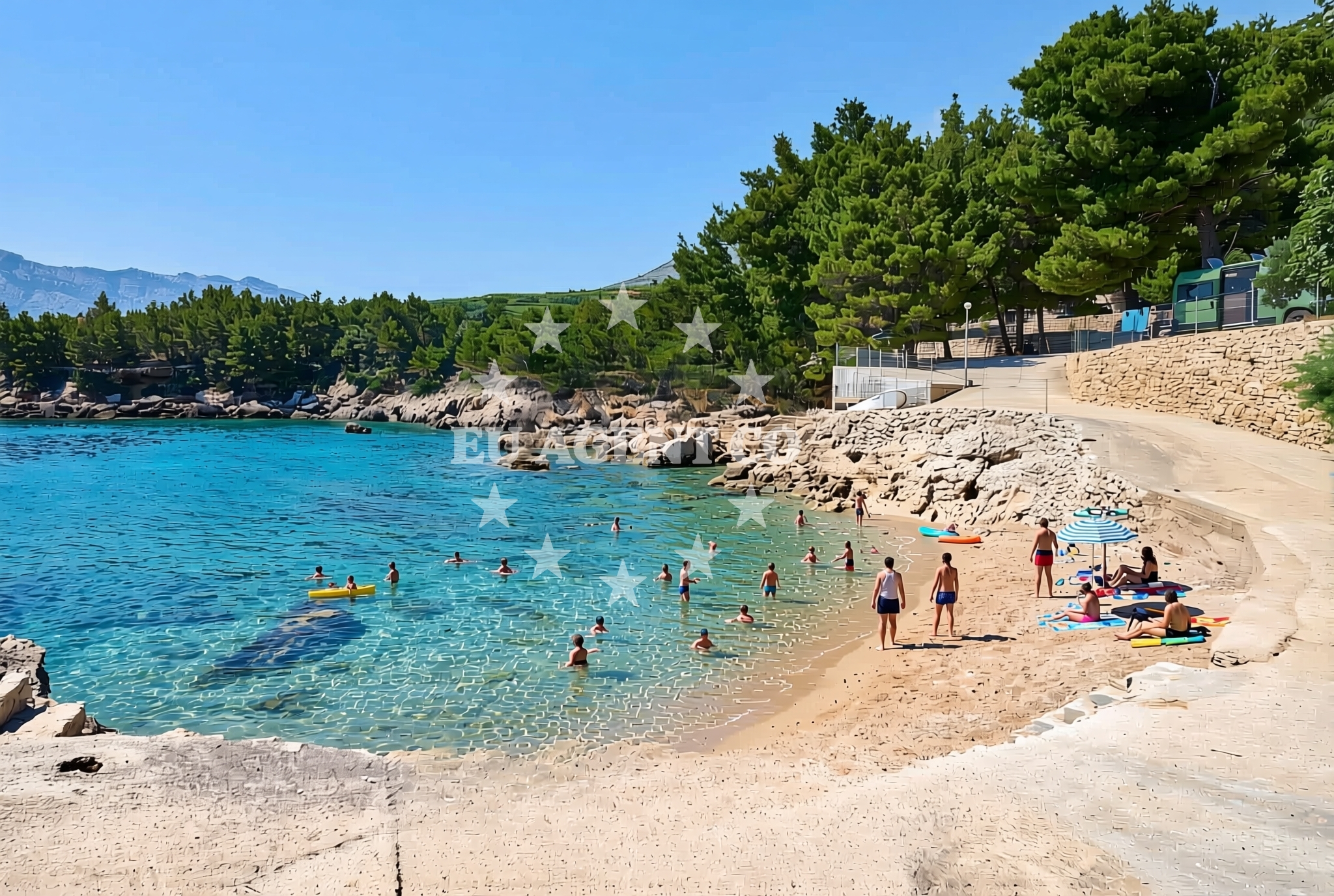 Additional view of Pratnjice sjever, Donja Banda Beach in Pratnjice sjever