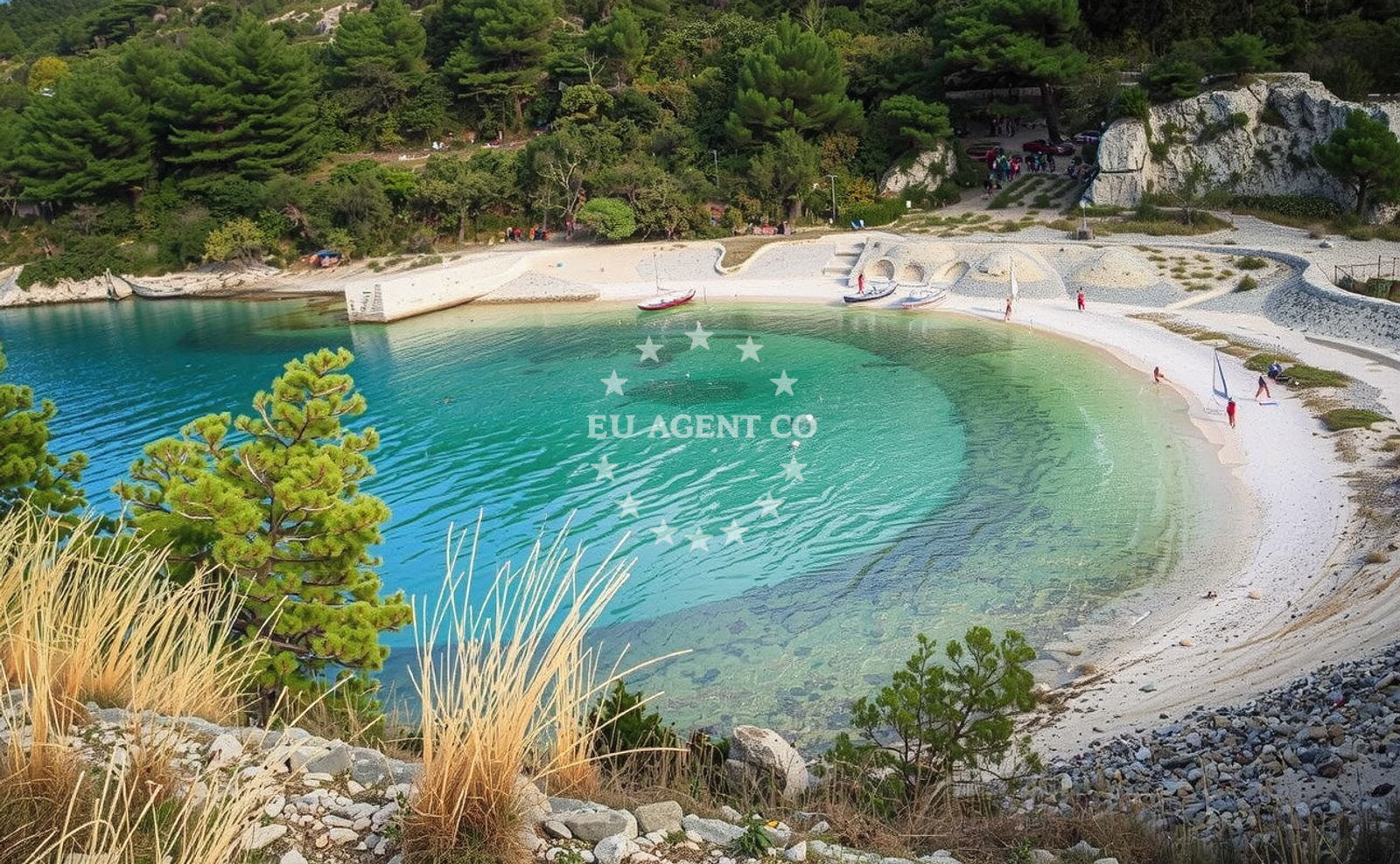 Additional view of Praznica beach in , Postira