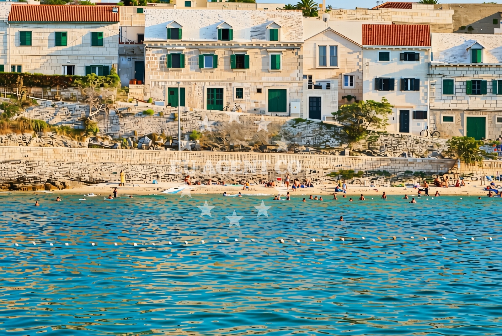 Overview of Pražnica (Brač): beaches and coves in Pražnica (Brač)
