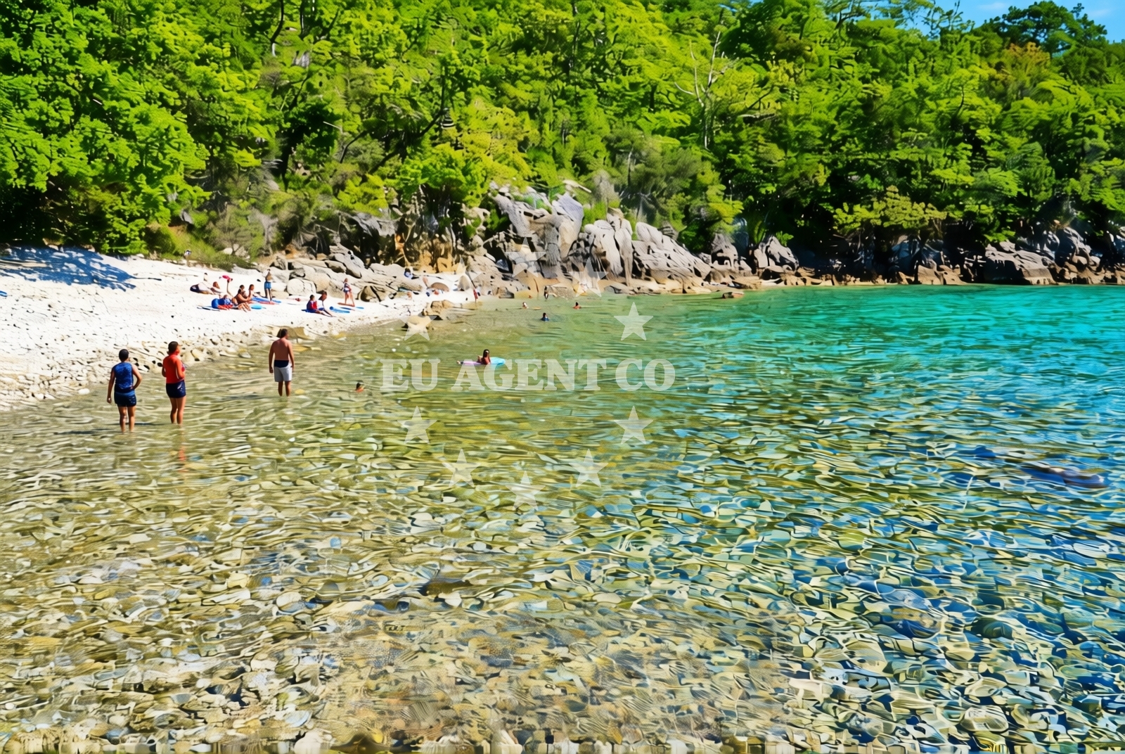 Beach facilities and surroundings at Predošćica (Cres): beaches and coves in Predošćica (Cres)
