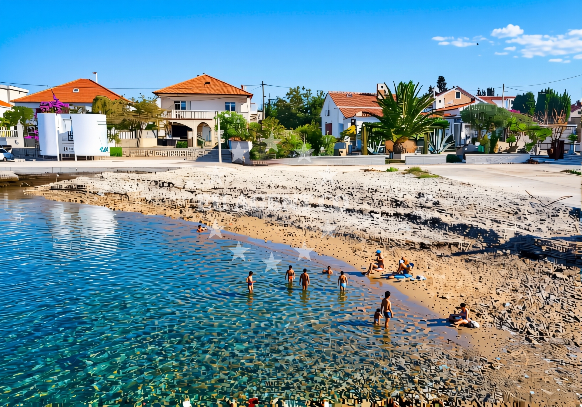 Overview of Preko (Ugljan): beaches and coves (8) in Preko (Ugljan)