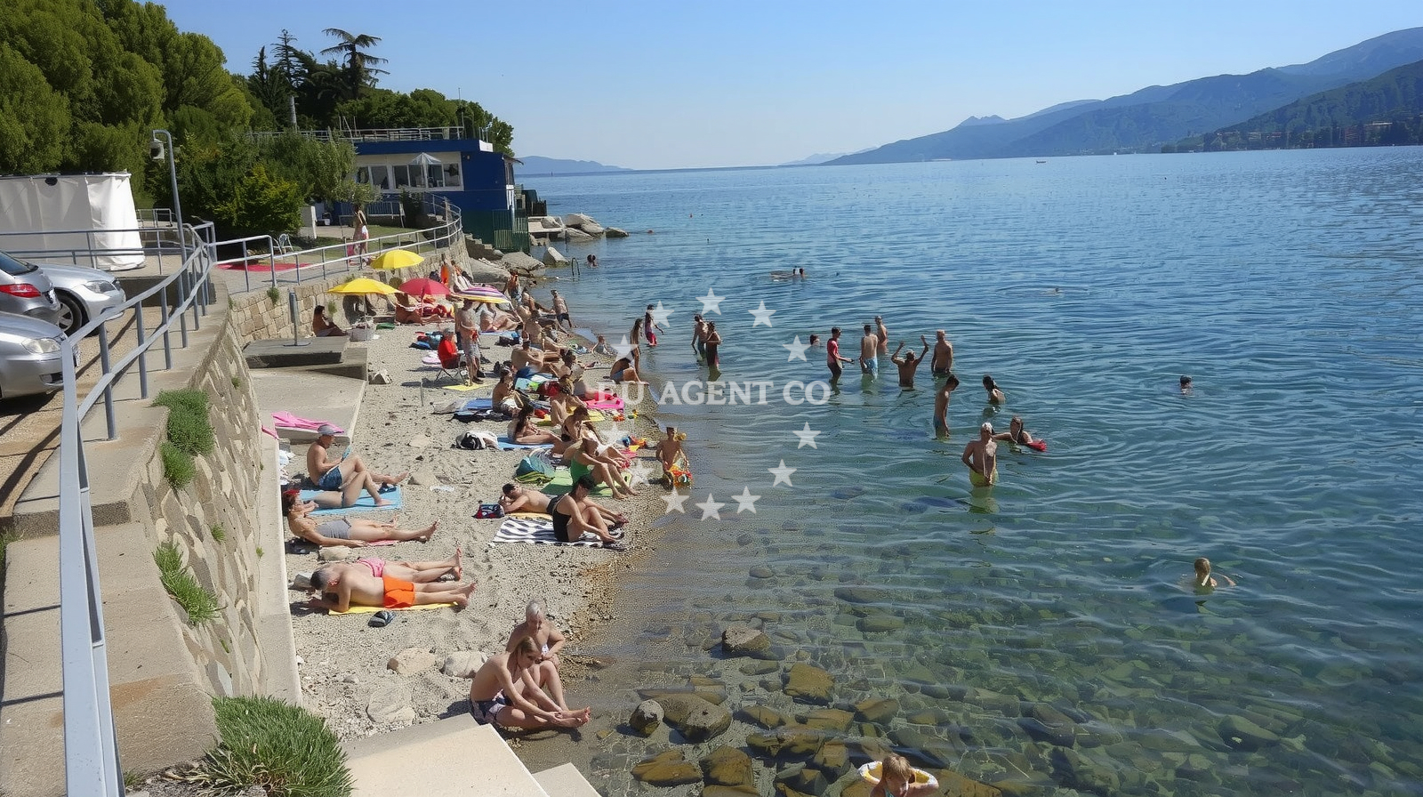 Overview of Preluk beach in Ivana i Matka Baštijana 2b , Matulji