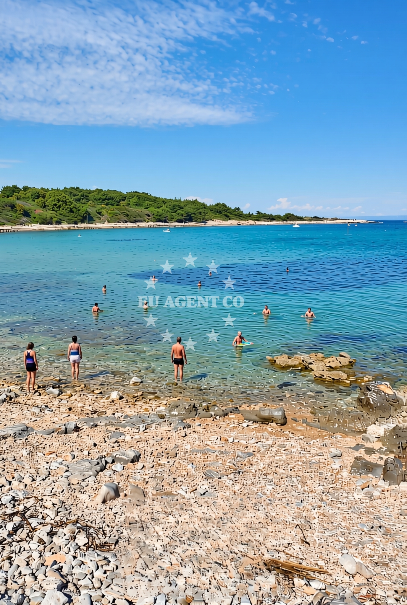 Sea and coastal view of Premantura: beaches and coves (30) in Premantura