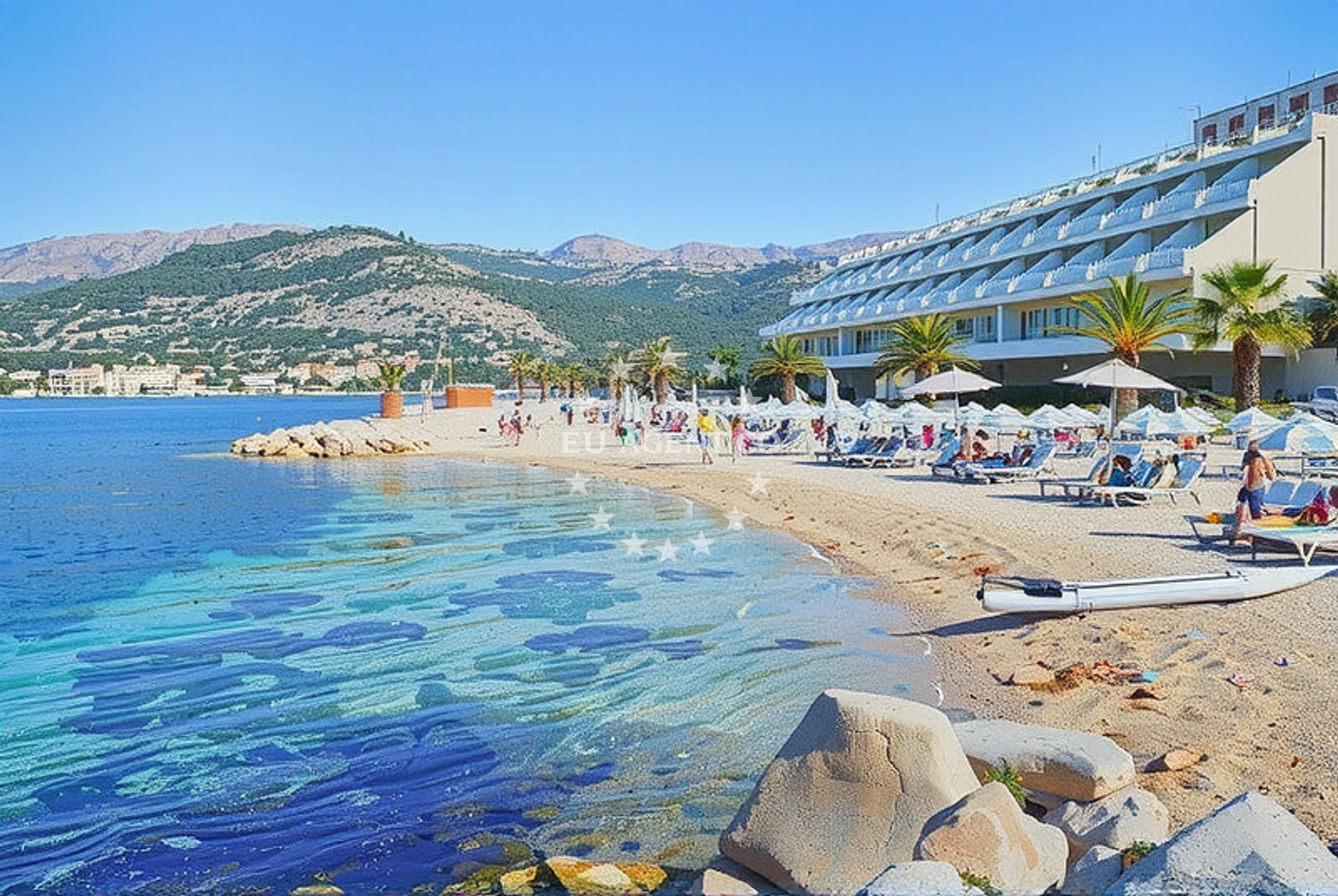 Additional view of President beach in Mali Stradun - Babin kuk, Dubrovnik