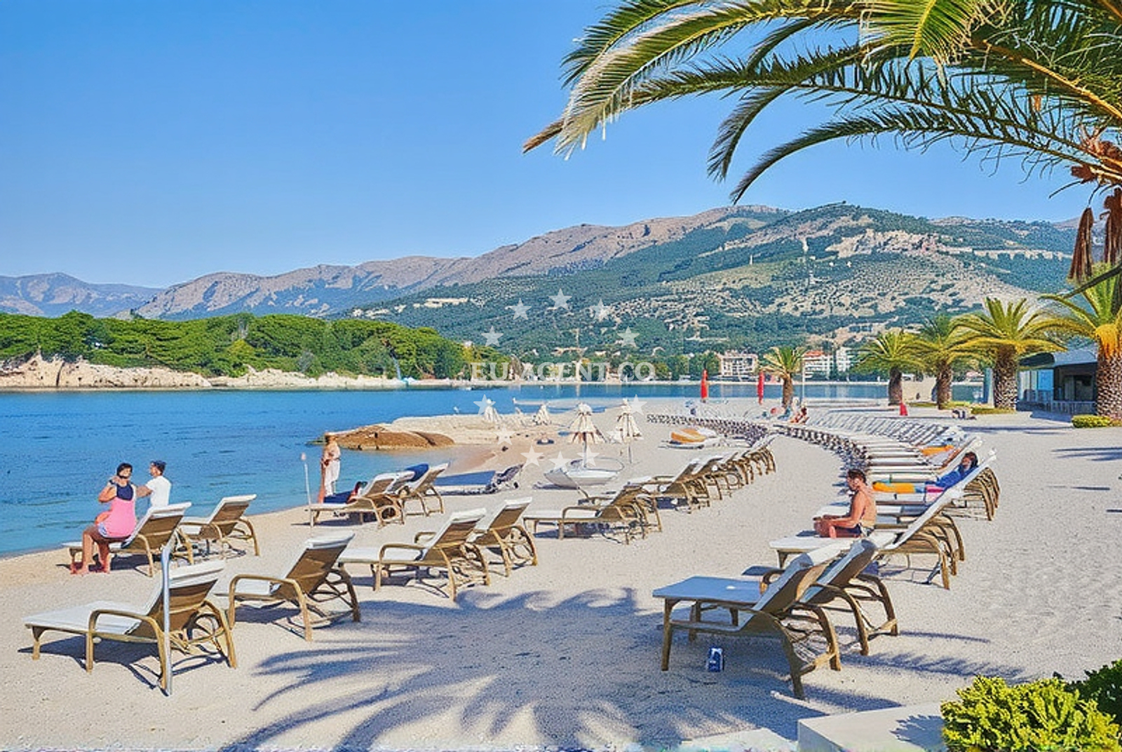 Additional view of President beach in Mali Stradun - Babin kuk, Dubrovnik