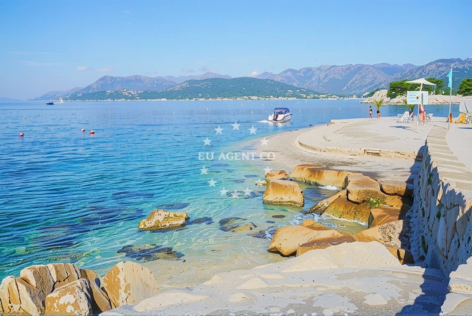 Additional view of President beach in Mali Stradun - Babin kuk, Dubrovnik