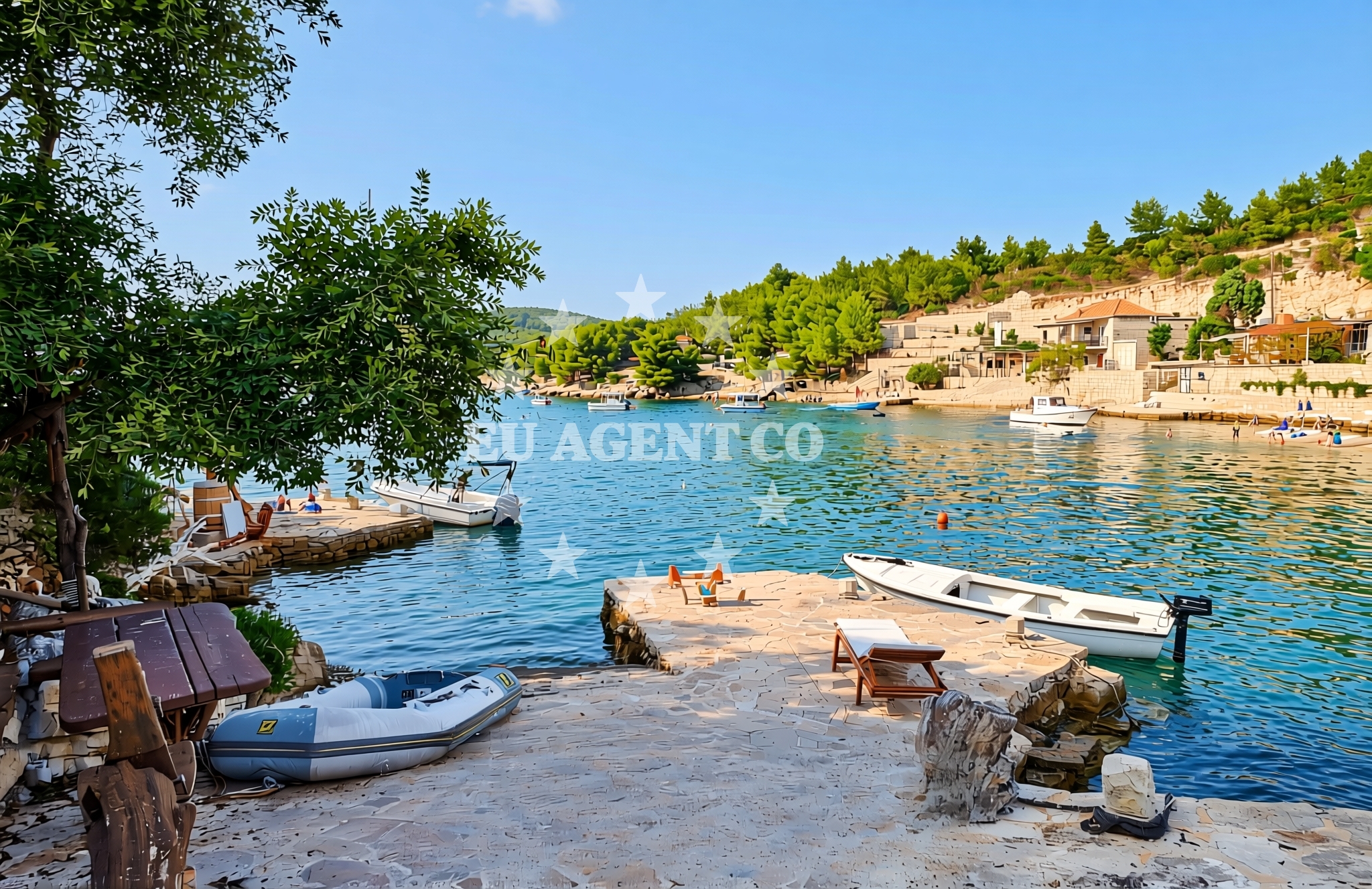 Additional view of Pribinja jug, Hvar (Hvar) Beach in Pribinja jug