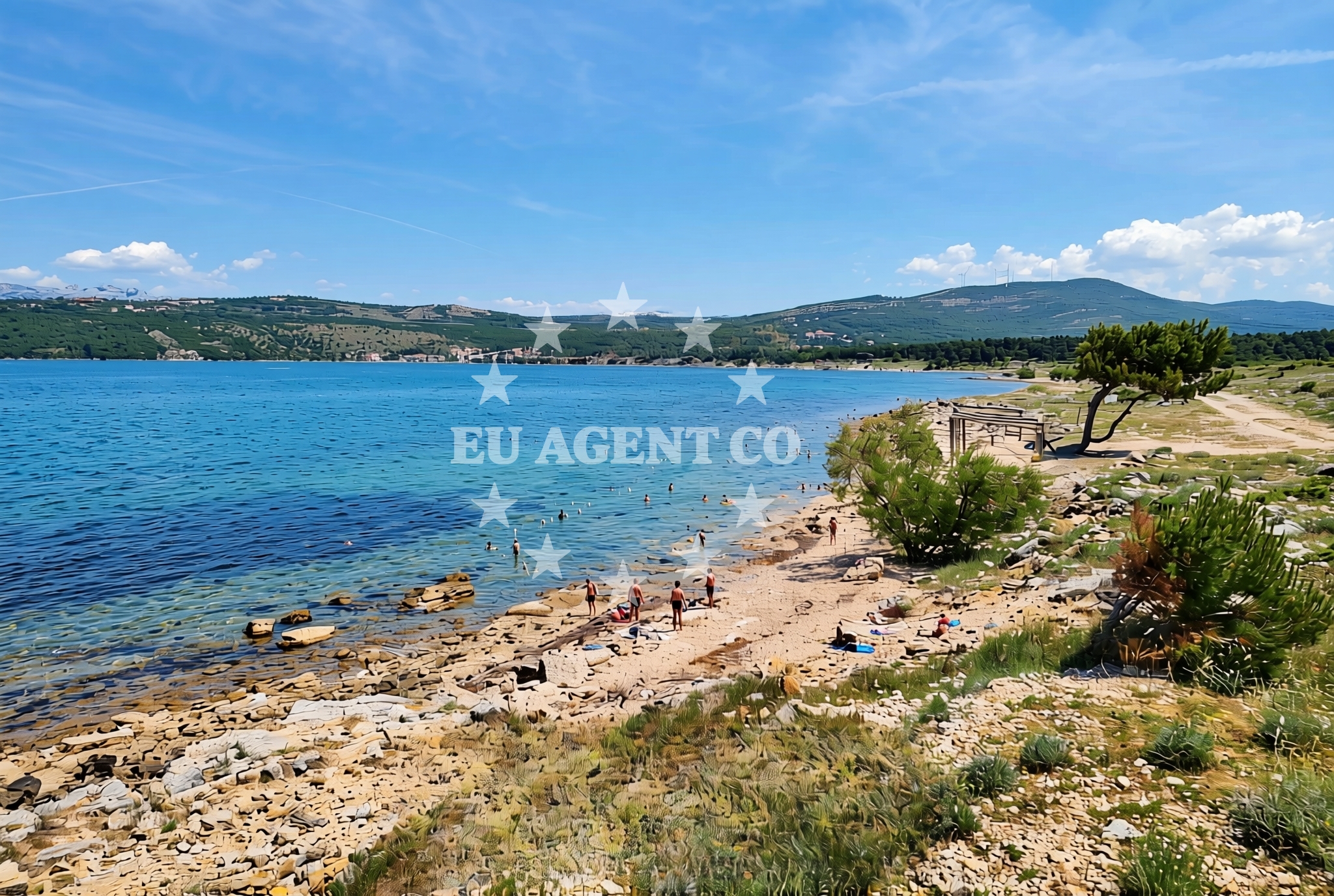 Overview of Pridraga sjever, Pridraga Beach in Pridraga sjever
