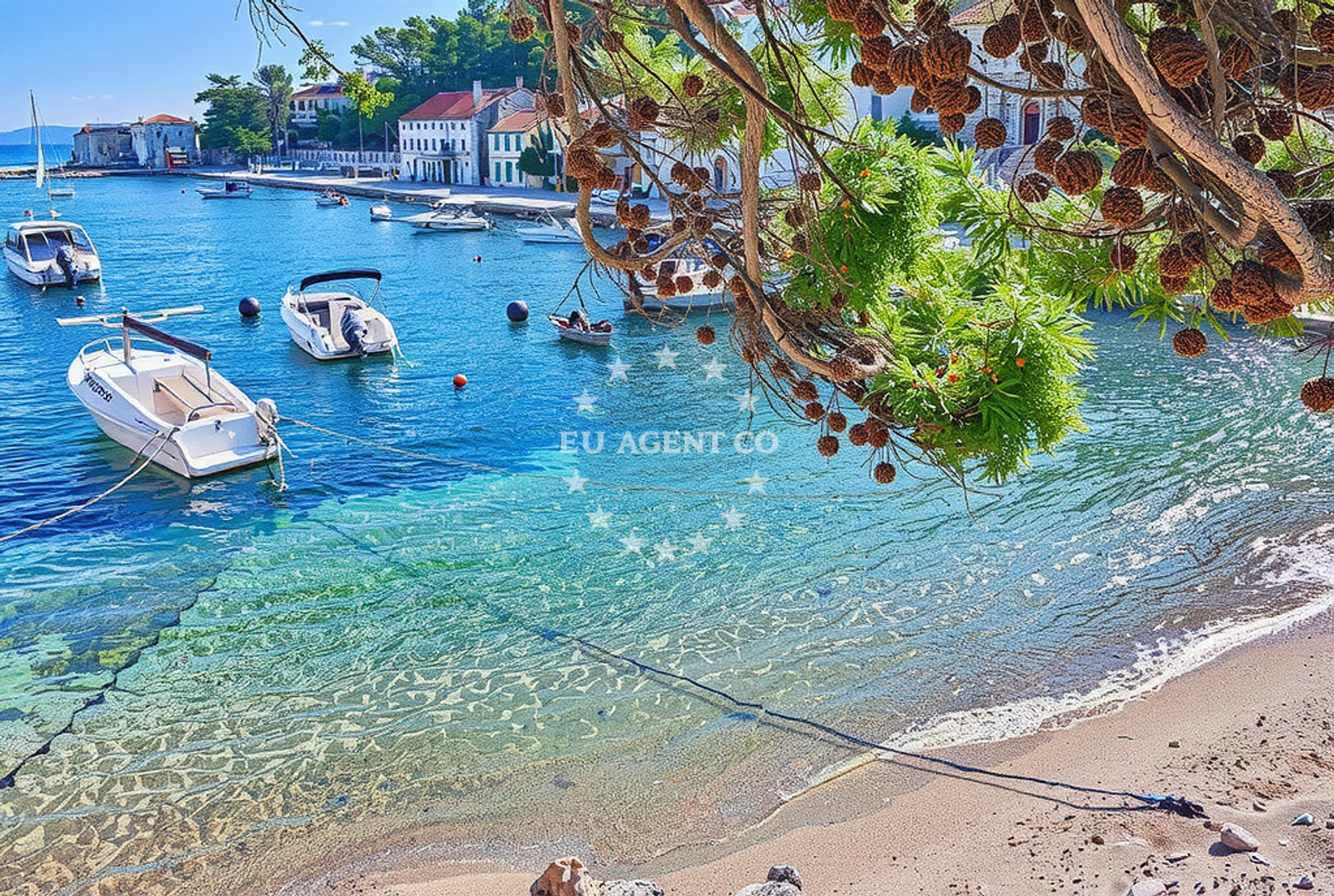 Sea and coastal view of Prigradica II beach in 136 Prigradica, Blato