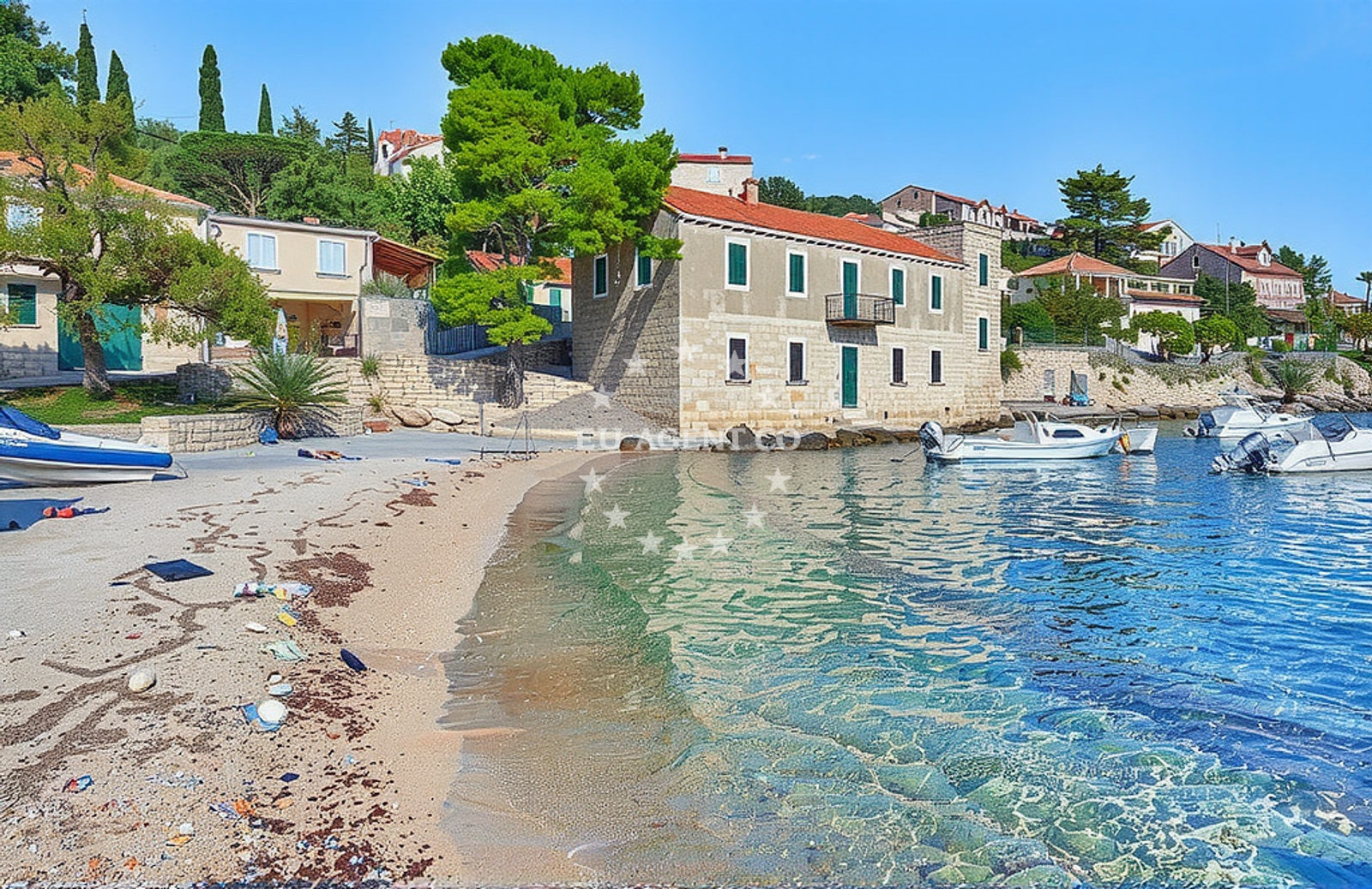 Additional view of Prigradica II beach in 136 Prigradica, Blato