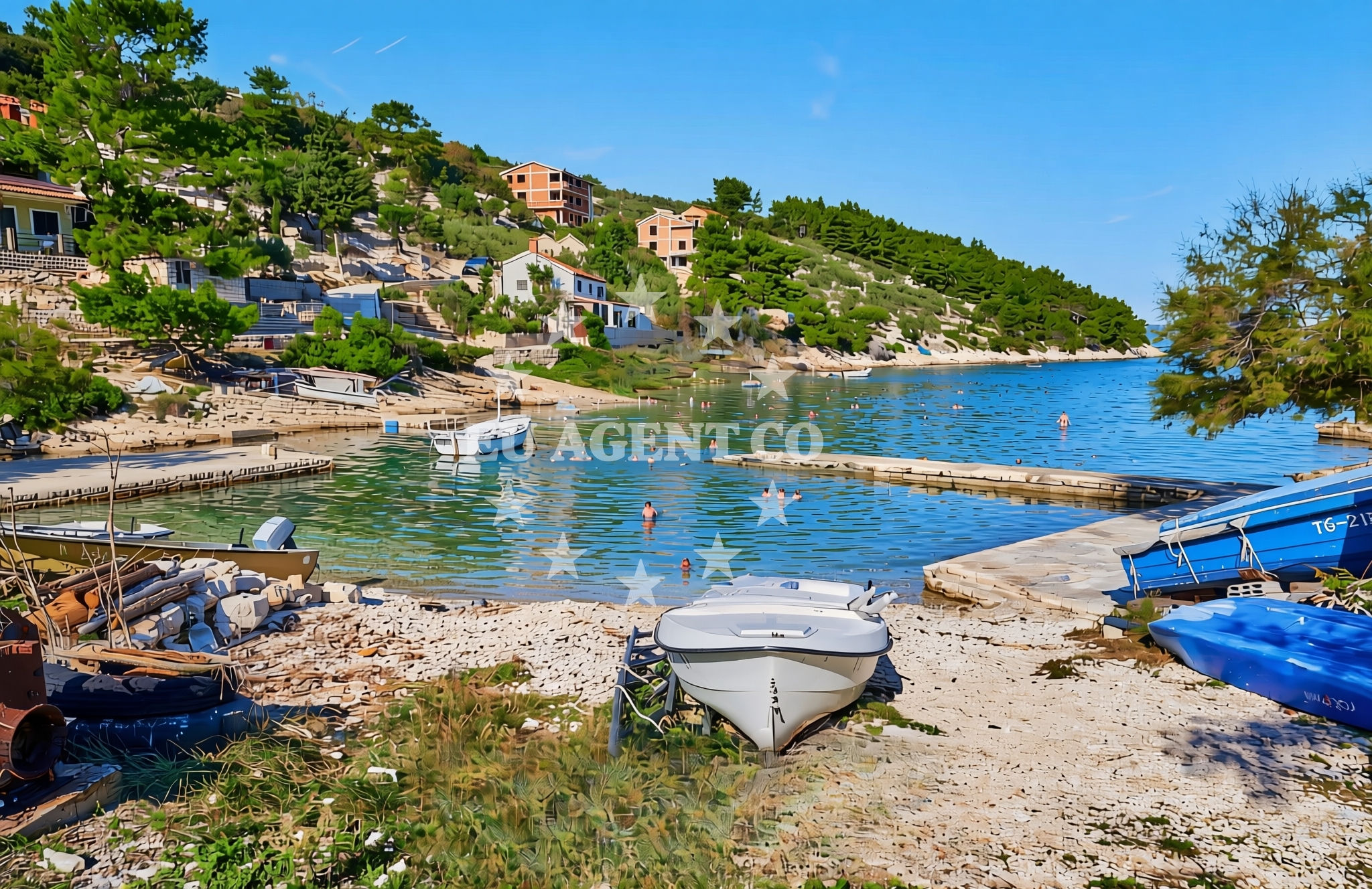 Additional view of Prihonja zapad, Vela Luka (Korčula) Beach in Prihonja zapad
