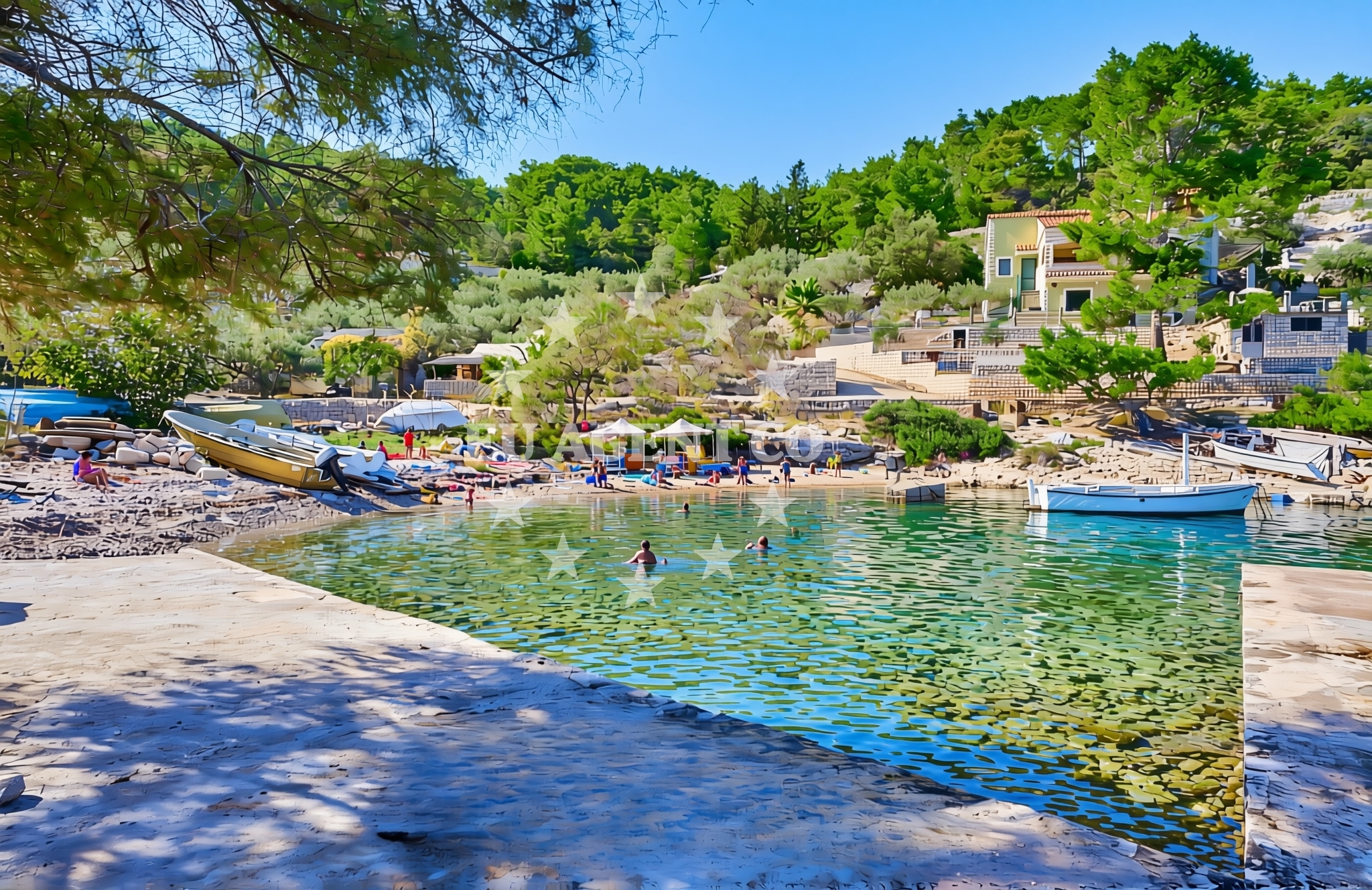 Additional view of Prihonja zapad, Vela Luka (Korčula) Beach in Prihonja zapad