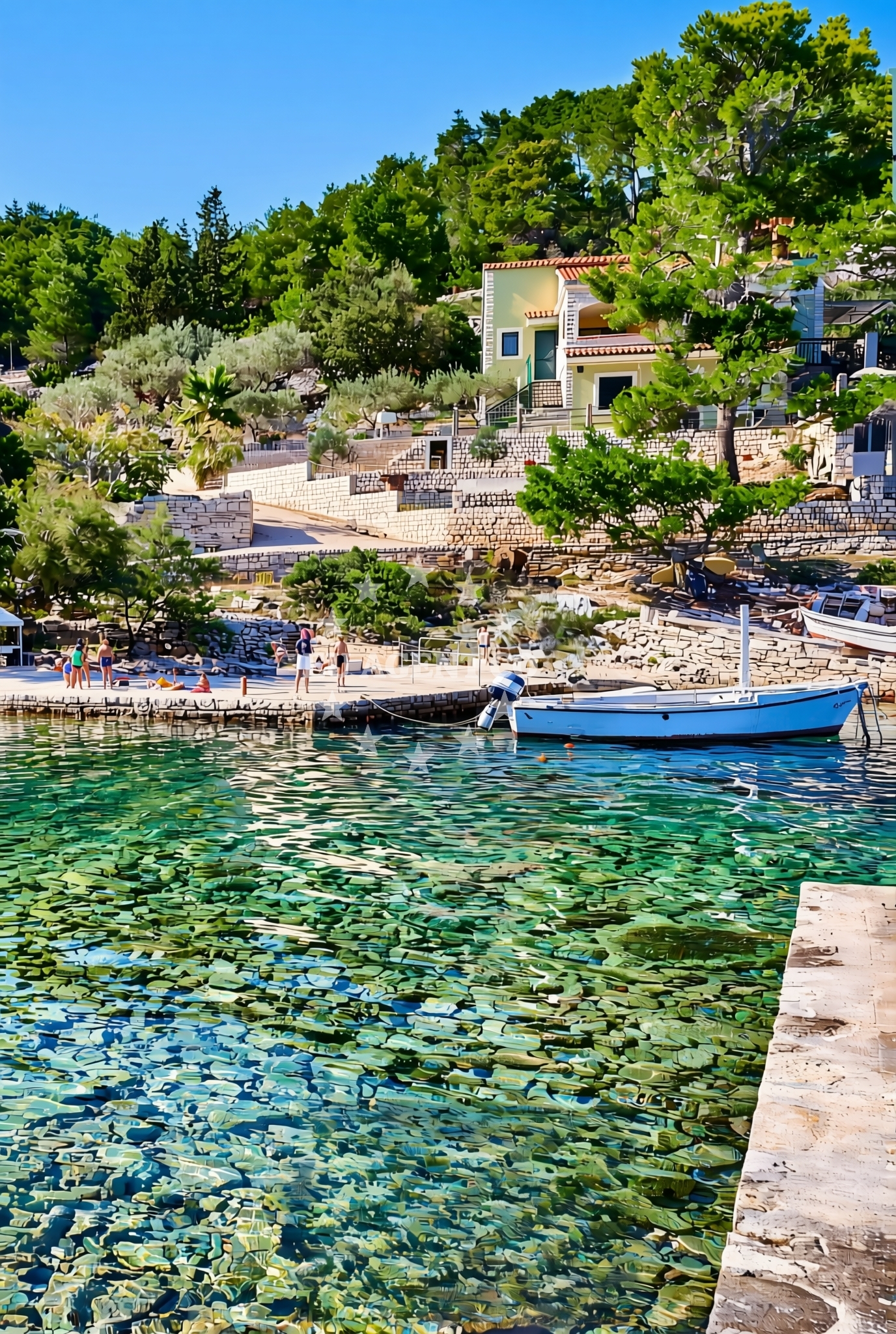 Additional view of Prihonja zapad, Vela Luka (Korčula) Beach in Prihonja zapad