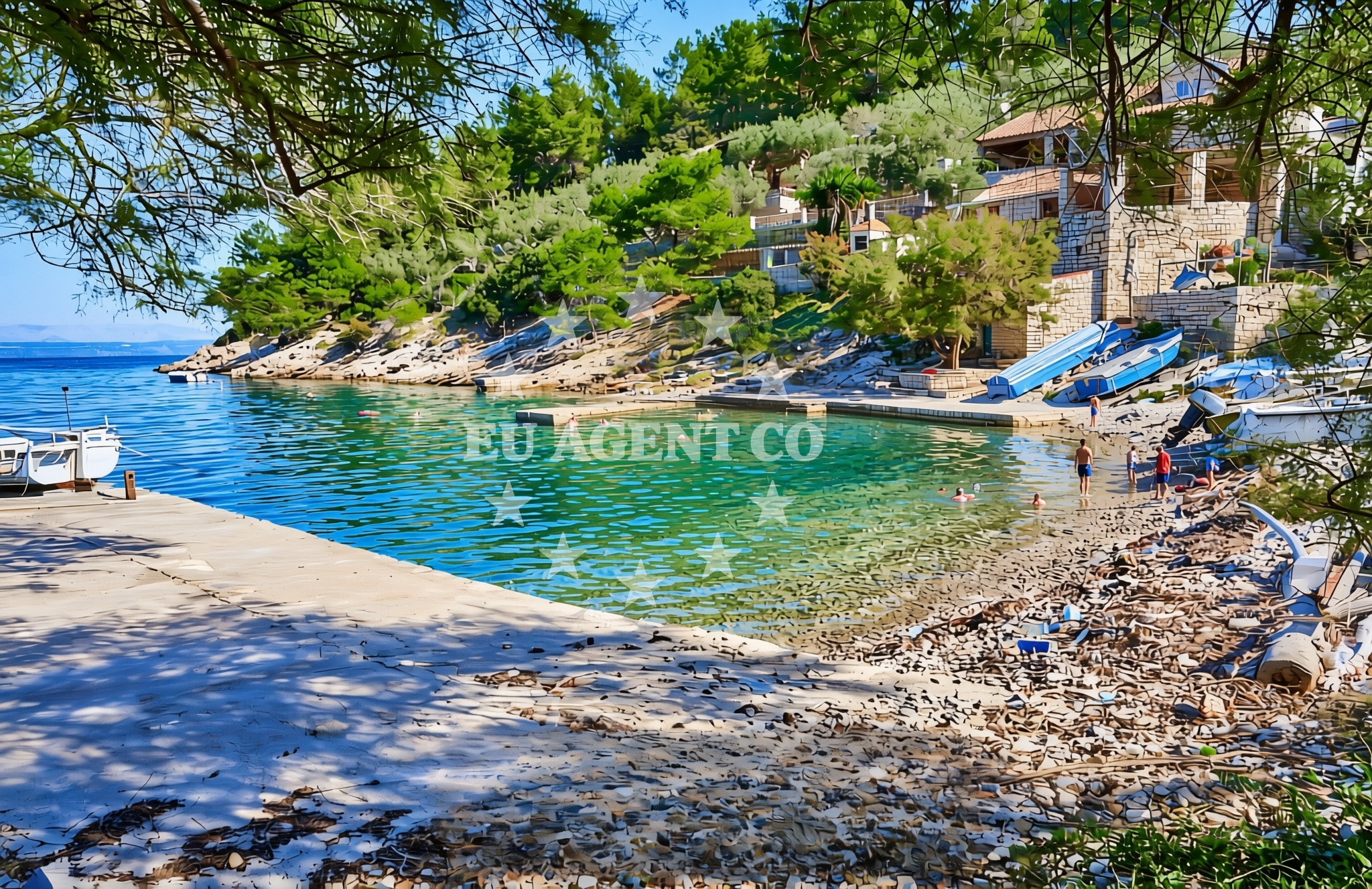 Additional view of Prihonja zapad, Vela Luka (Korčula) Beach in Prihonja zapad