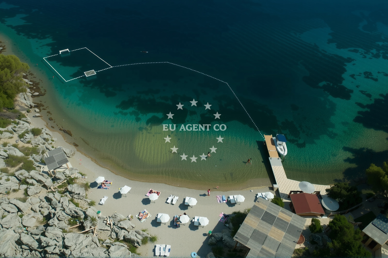 Additional view of Prijezba Beach in Luka 86, Šipanska Luka