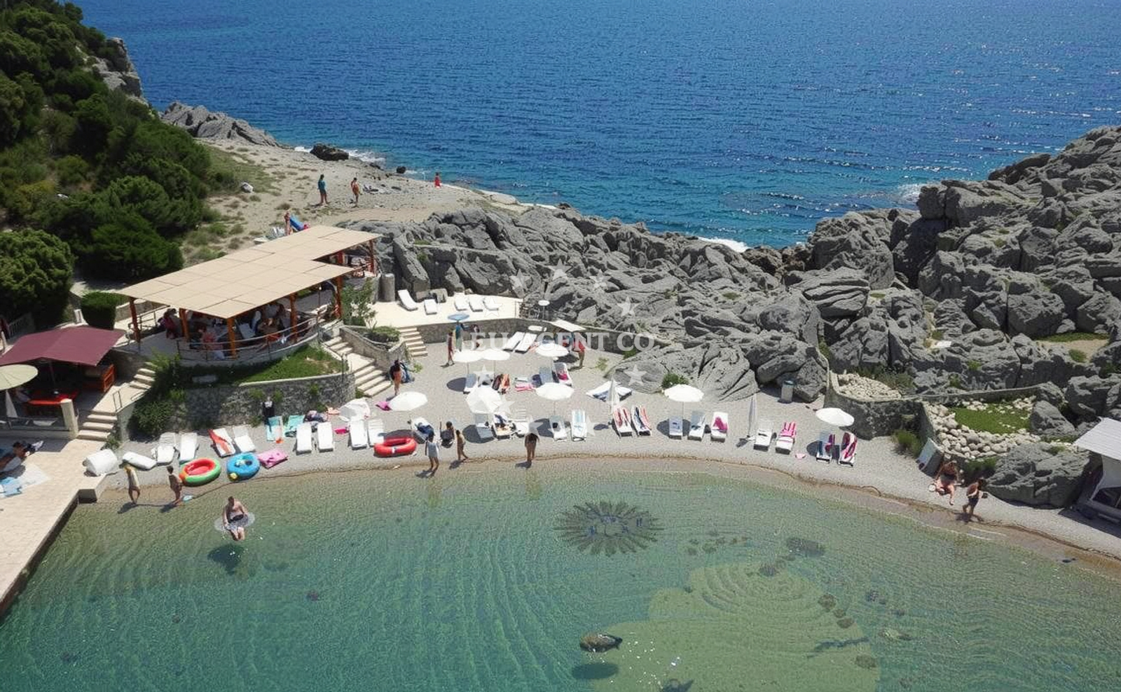 Additional view of Prijezba Beach in Luka 86, Šipanska Luka