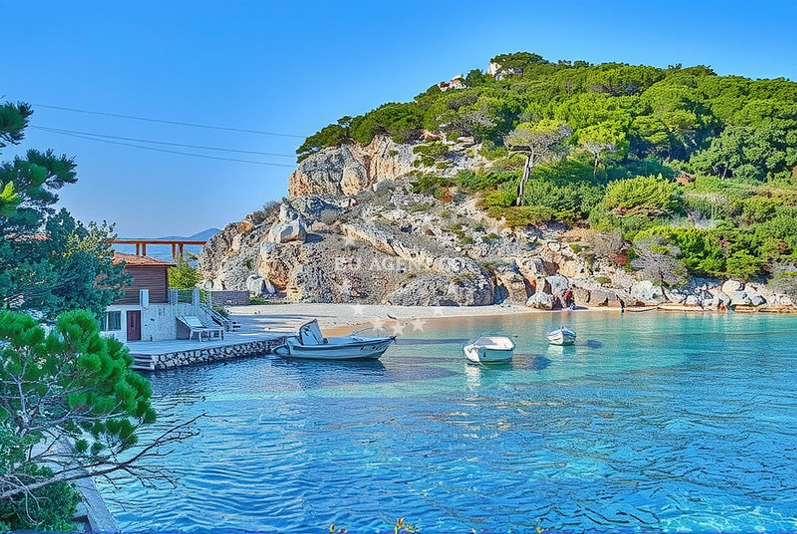 Additional view of Prijezba Beach in Luka 86, Šipanska Luka