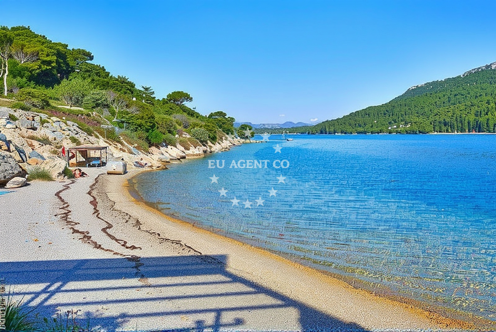 Additional view of Prijezba Beach in Luka 86, Šipanska Luka
