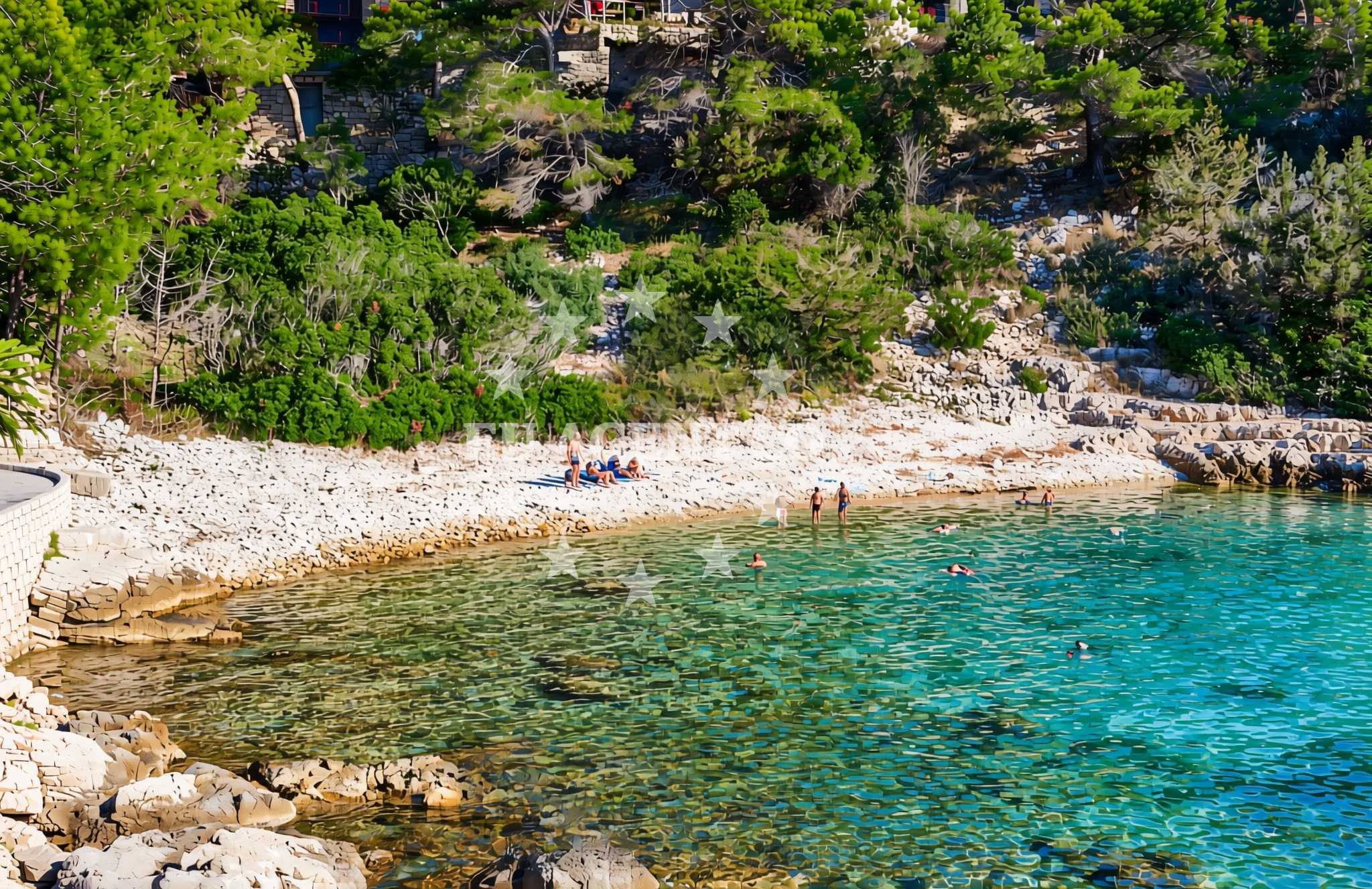 Additional view of Priluka, Rudina (Hvar) Beach in Priluka