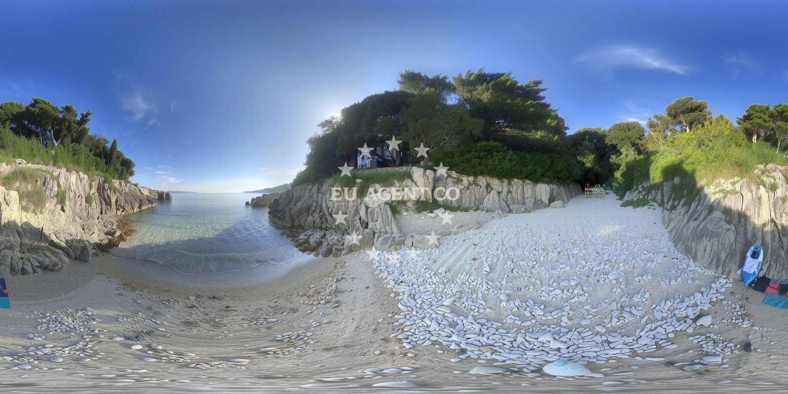 Sea and coastal view of Pripanje beach II in Koromačno 29, Koromačno