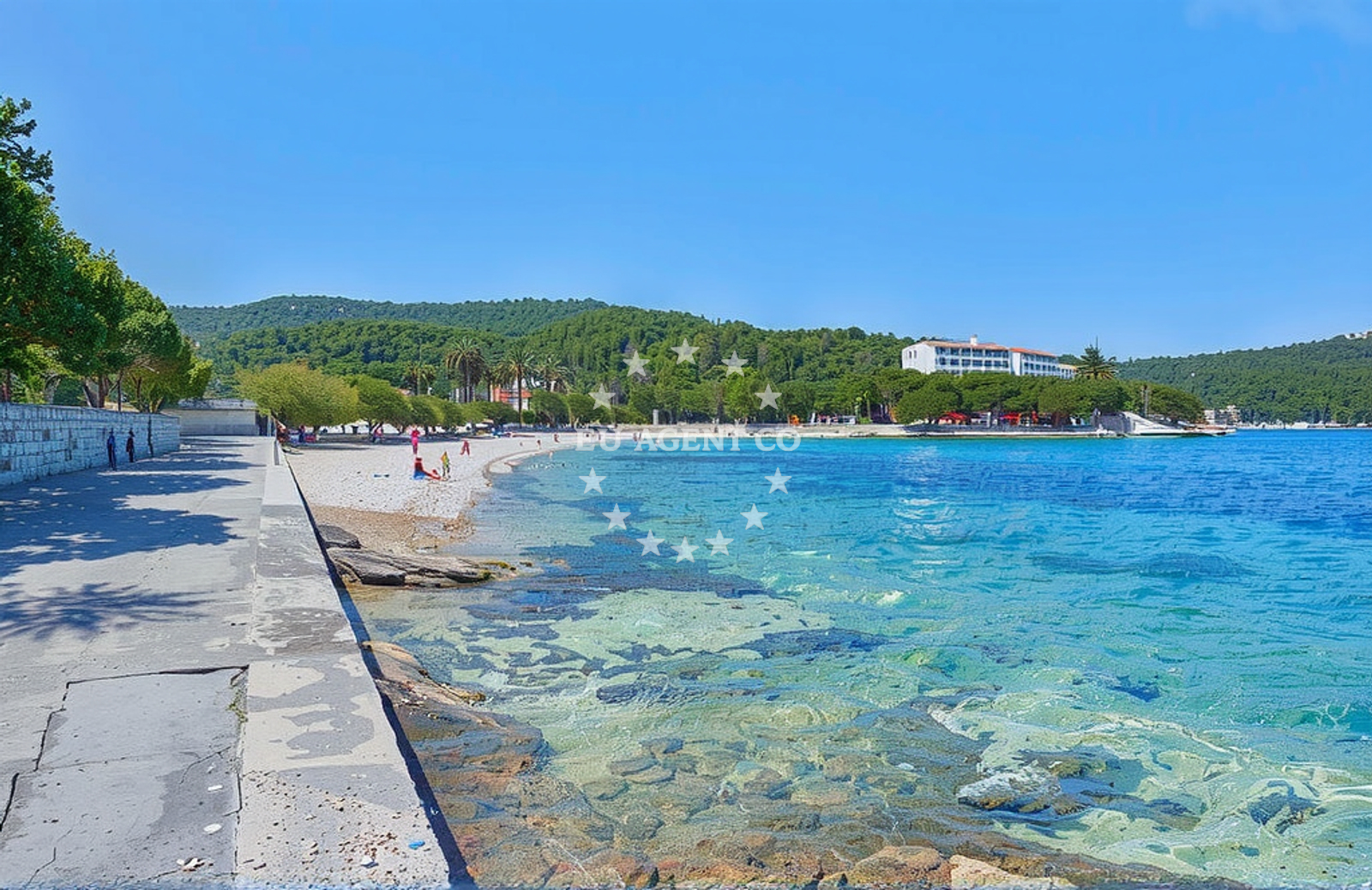 Additional view of Prirovo beach in Trg Patija 4, Vis