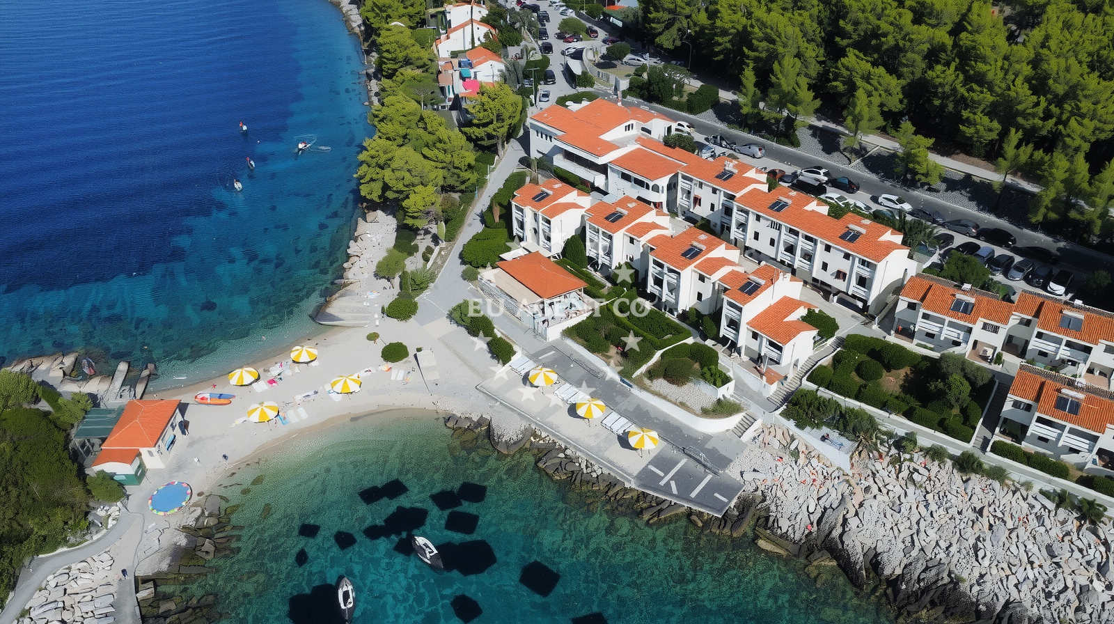 Overview of Priscapac Beach