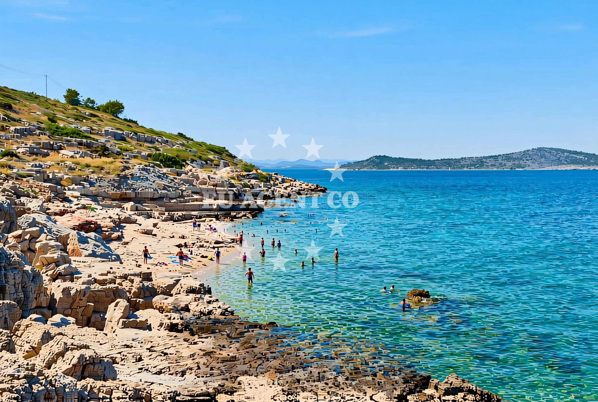 Additional view of Prisliga, Žirje (Žirje) Beach in Prisliga