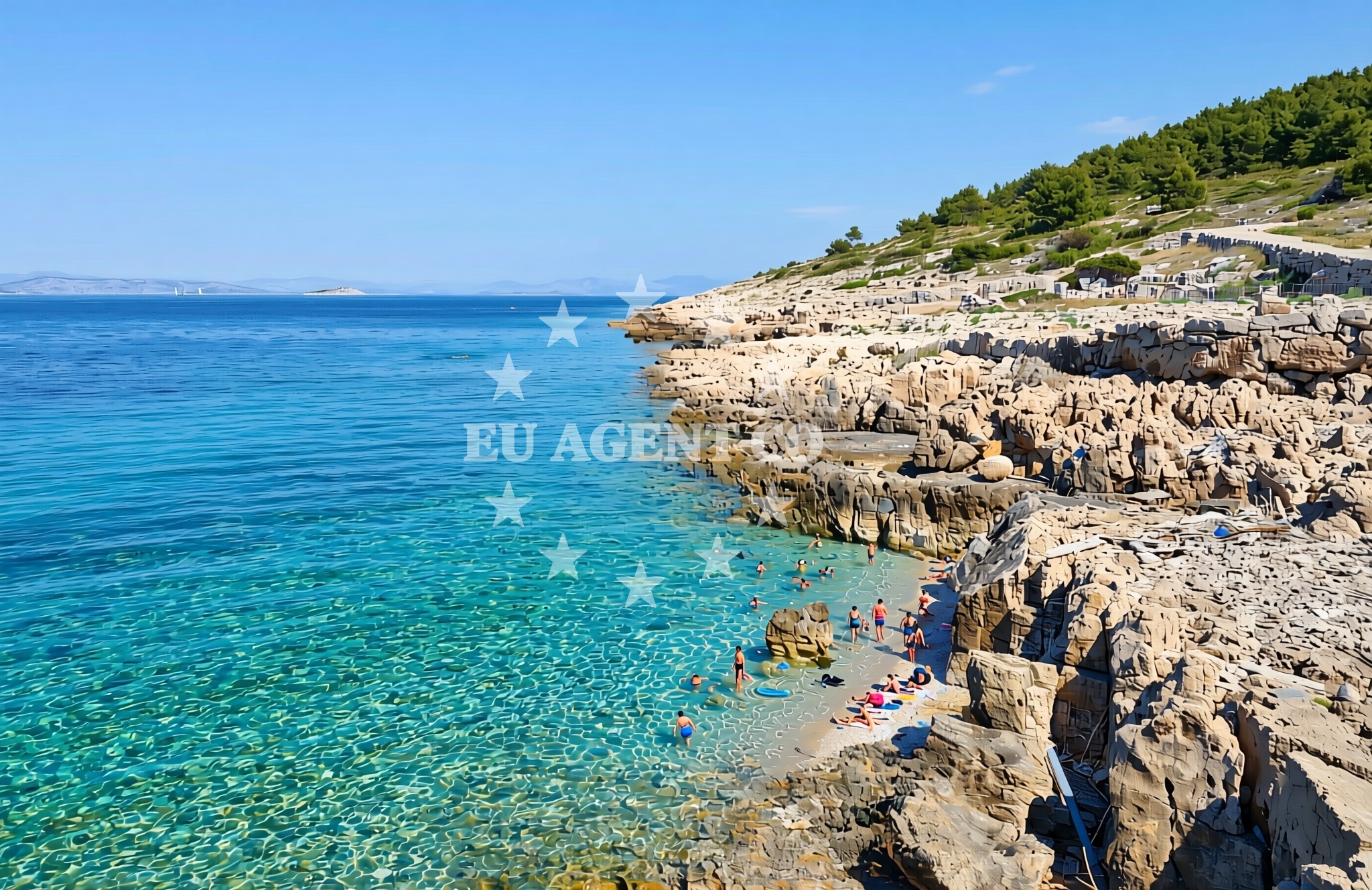 Additional view of Prisliga, Žirje (Žirje) Beach in Prisliga
