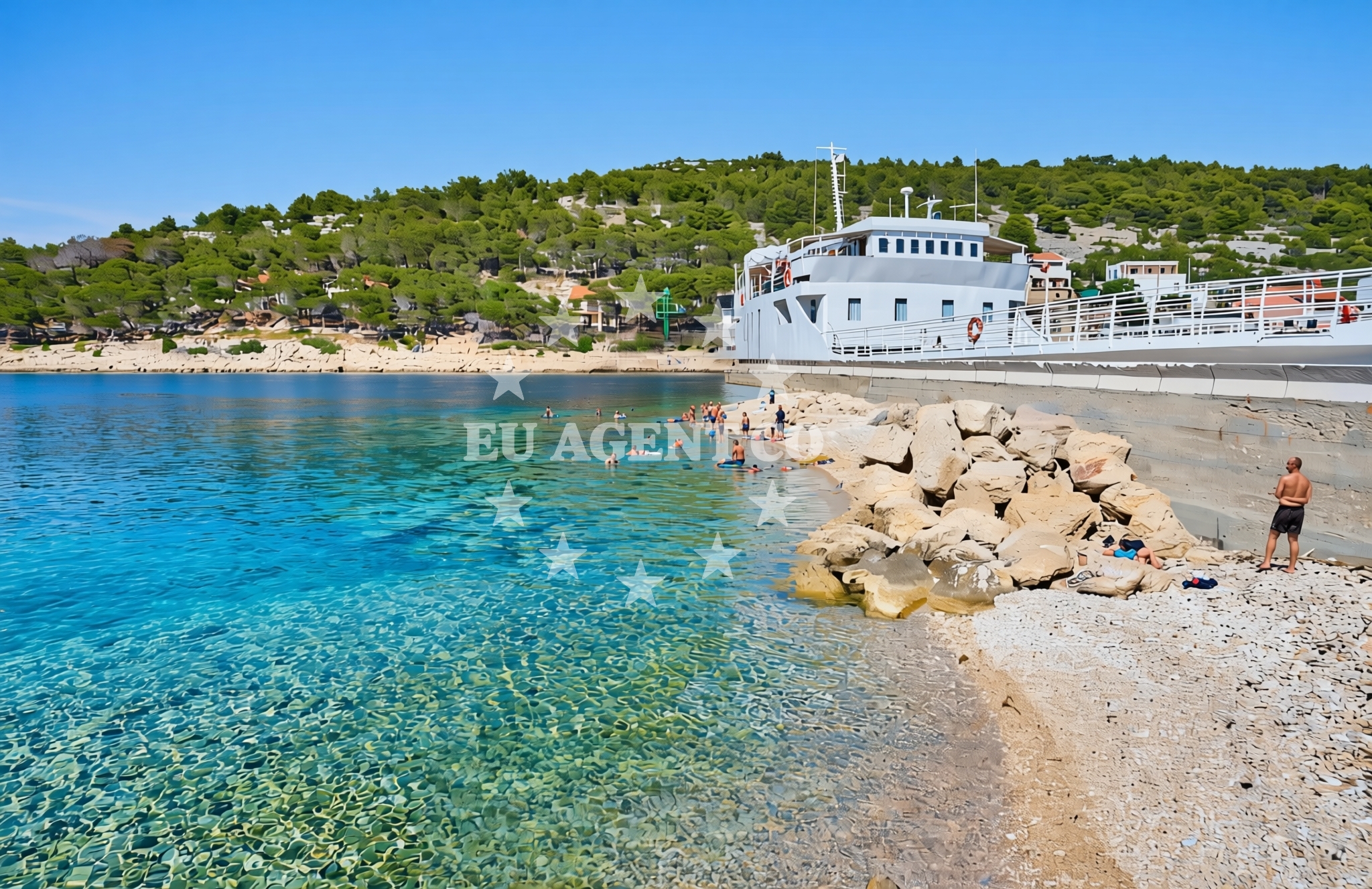 Additional view of Pristanište, Žirje (Žirje) Beach in Pristanište