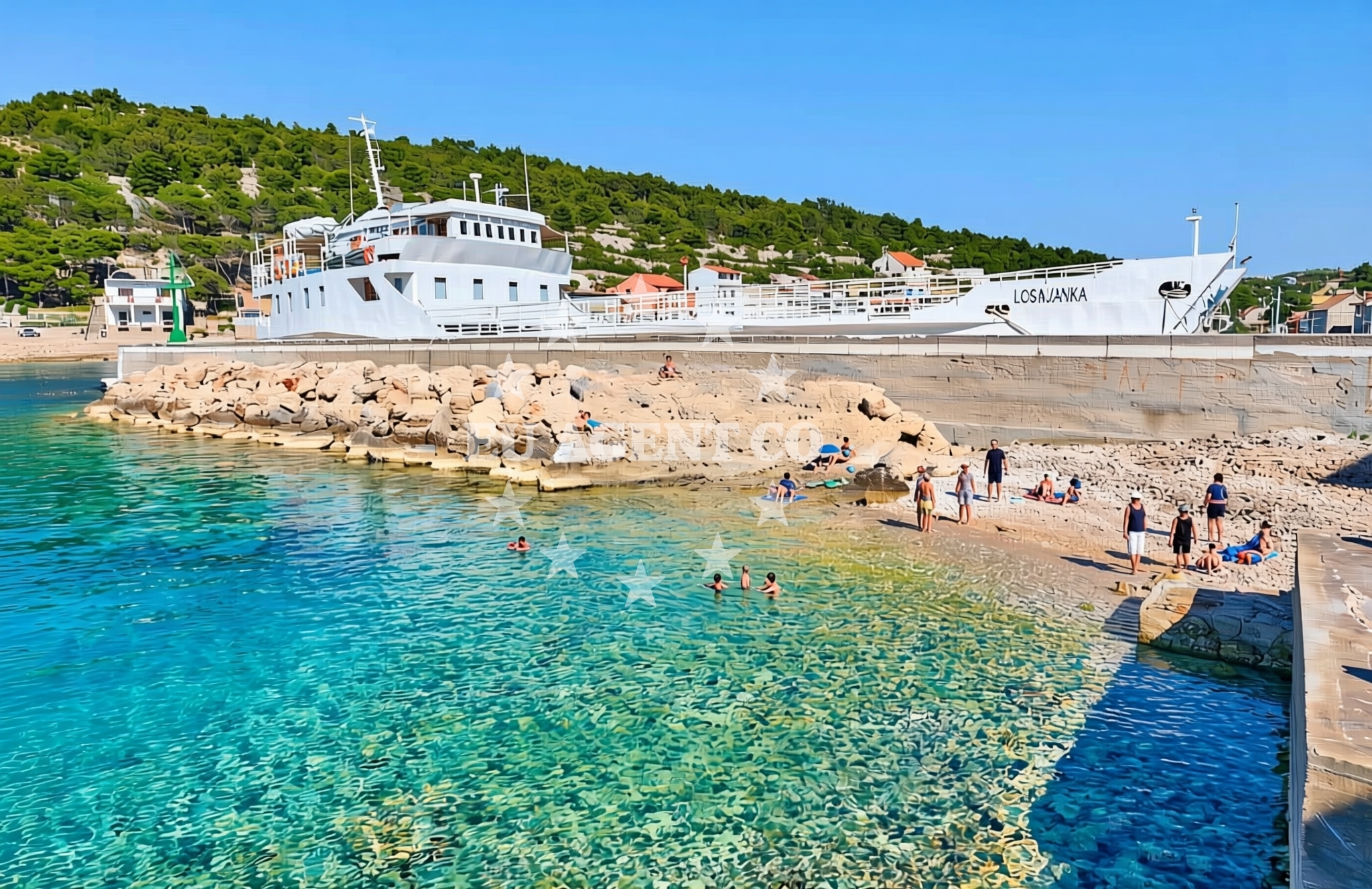 Additional view of Pristanište, Žirje (Žirje) Beach in Pristanište