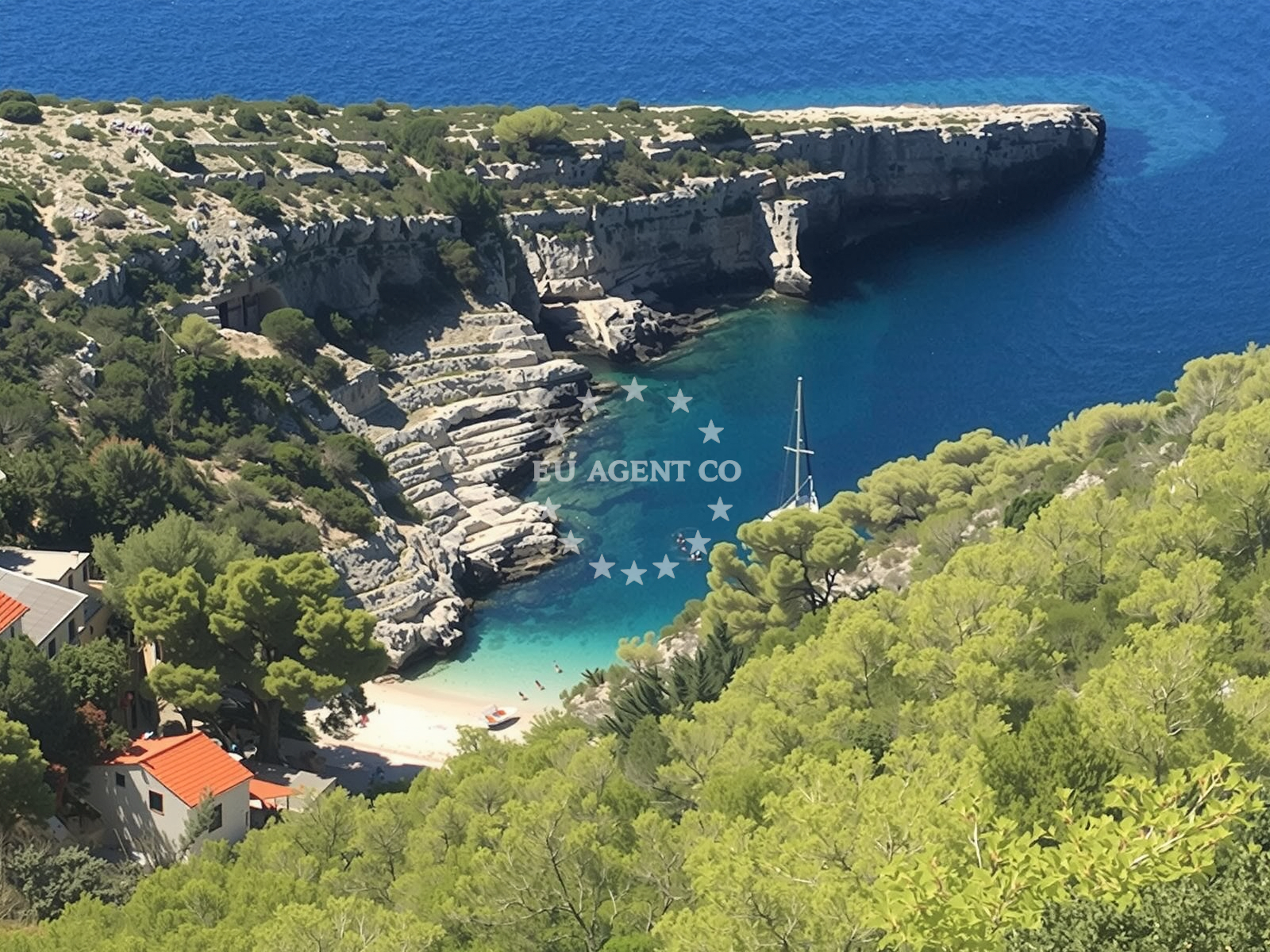 Additional view of Pritiscina beach in Riva sv. Mikule 7, Komiža