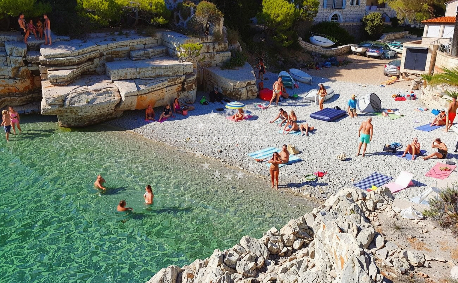 Additional view of Pritiscina beach in Riva sv. Mikule 7, Komiža