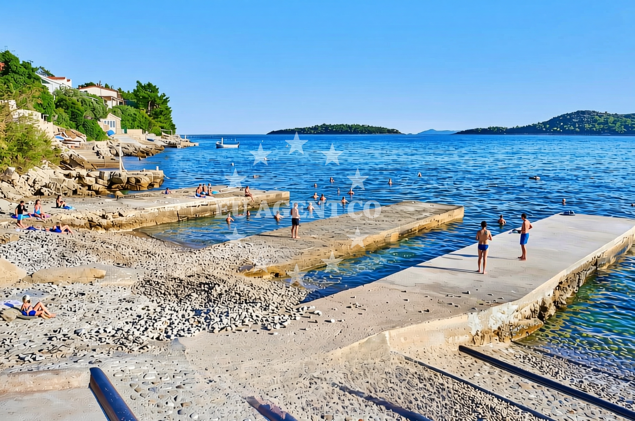 Additional view of Prižba istok, Blato (Korčula) Beach in Prižba istok