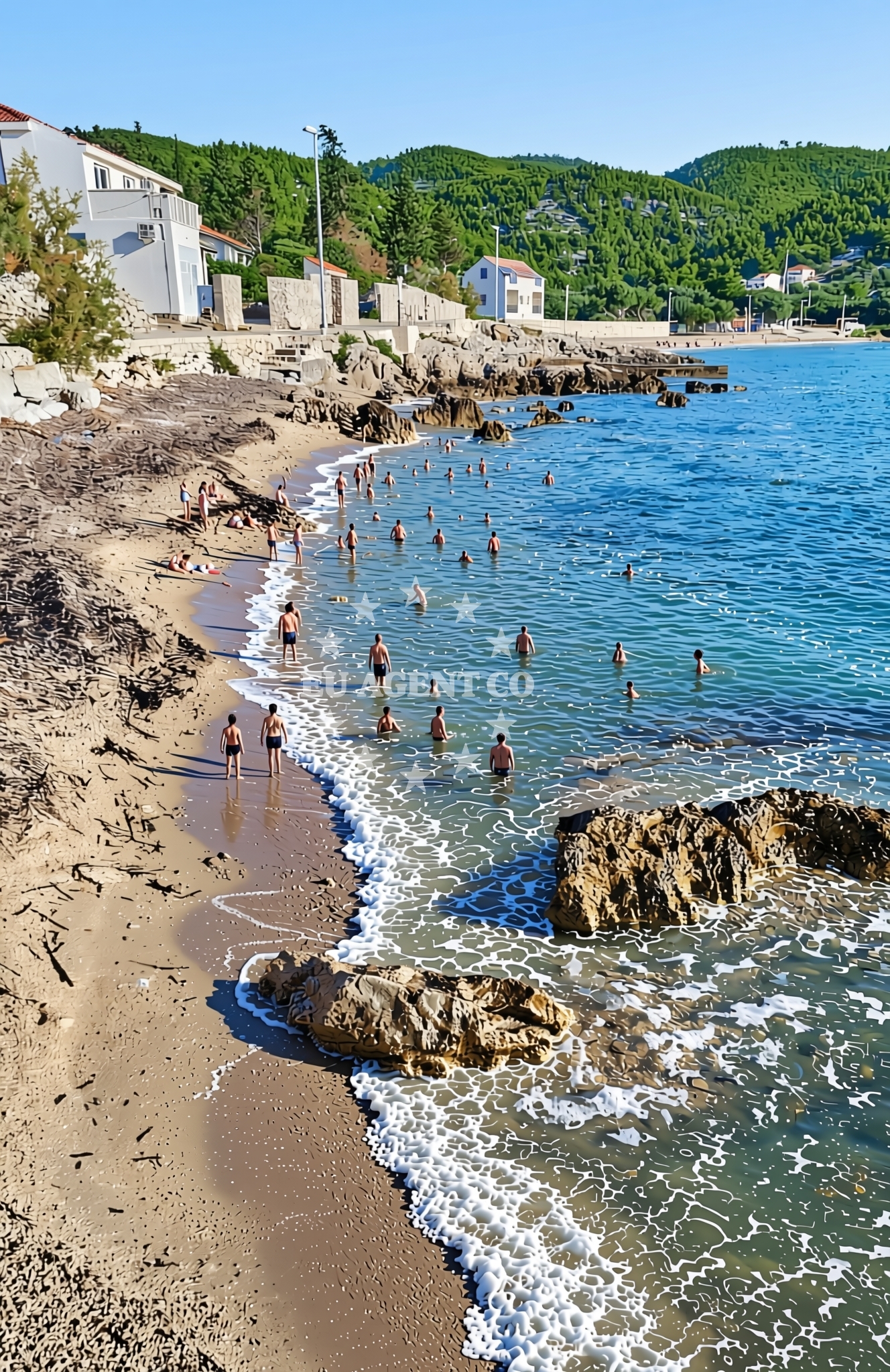 Additional view of Prižba jug, Blato (Korčula) Beach in Prižba jug