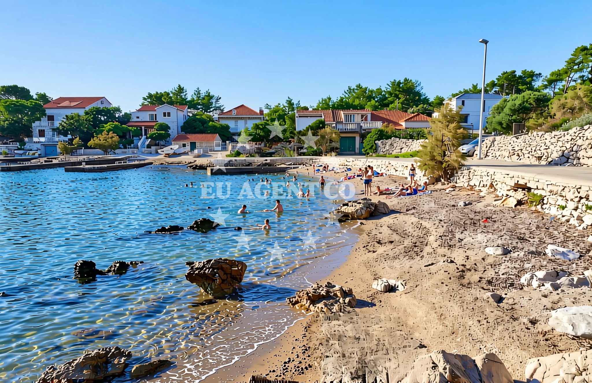 Additional view of Prižba jug, Blato (Korčula) Beach in Prižba jug